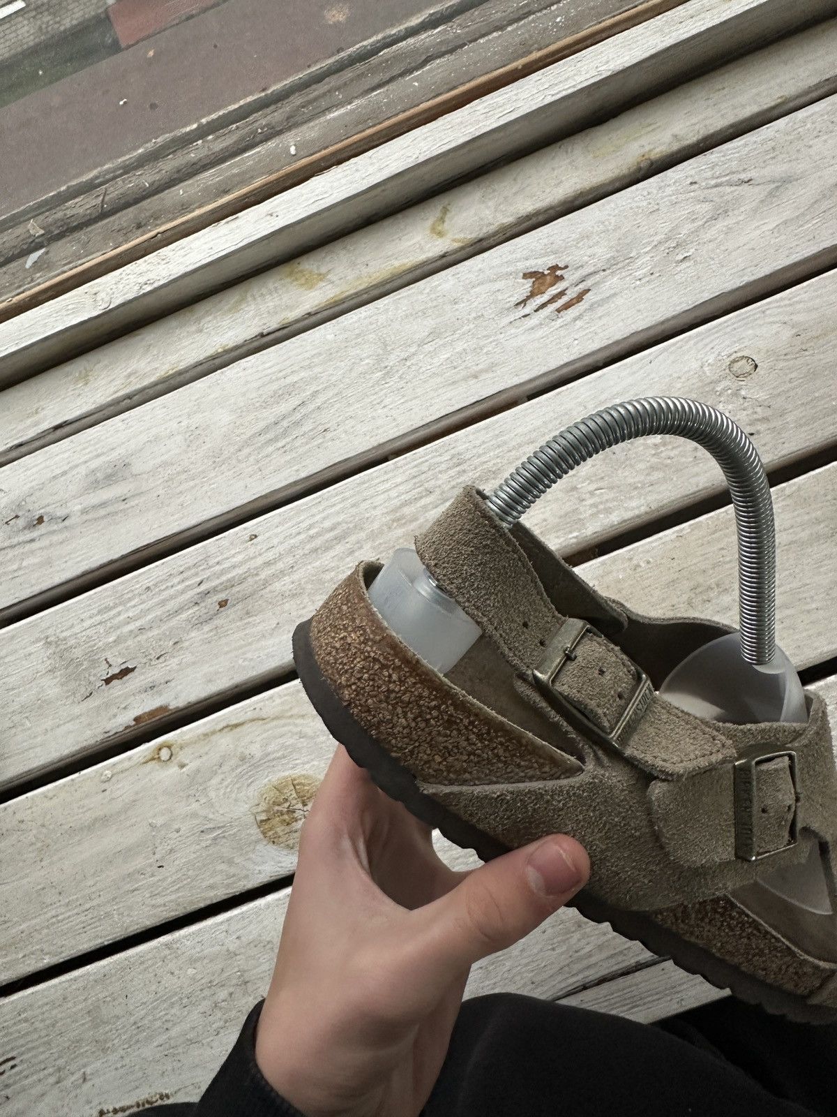 Birkenstock VNTG🚨 BIRKENSTOCK LUXURY Y2K RARE WOMEN SLIDES Size US 10 / IT 40 - 6 Thumbnail