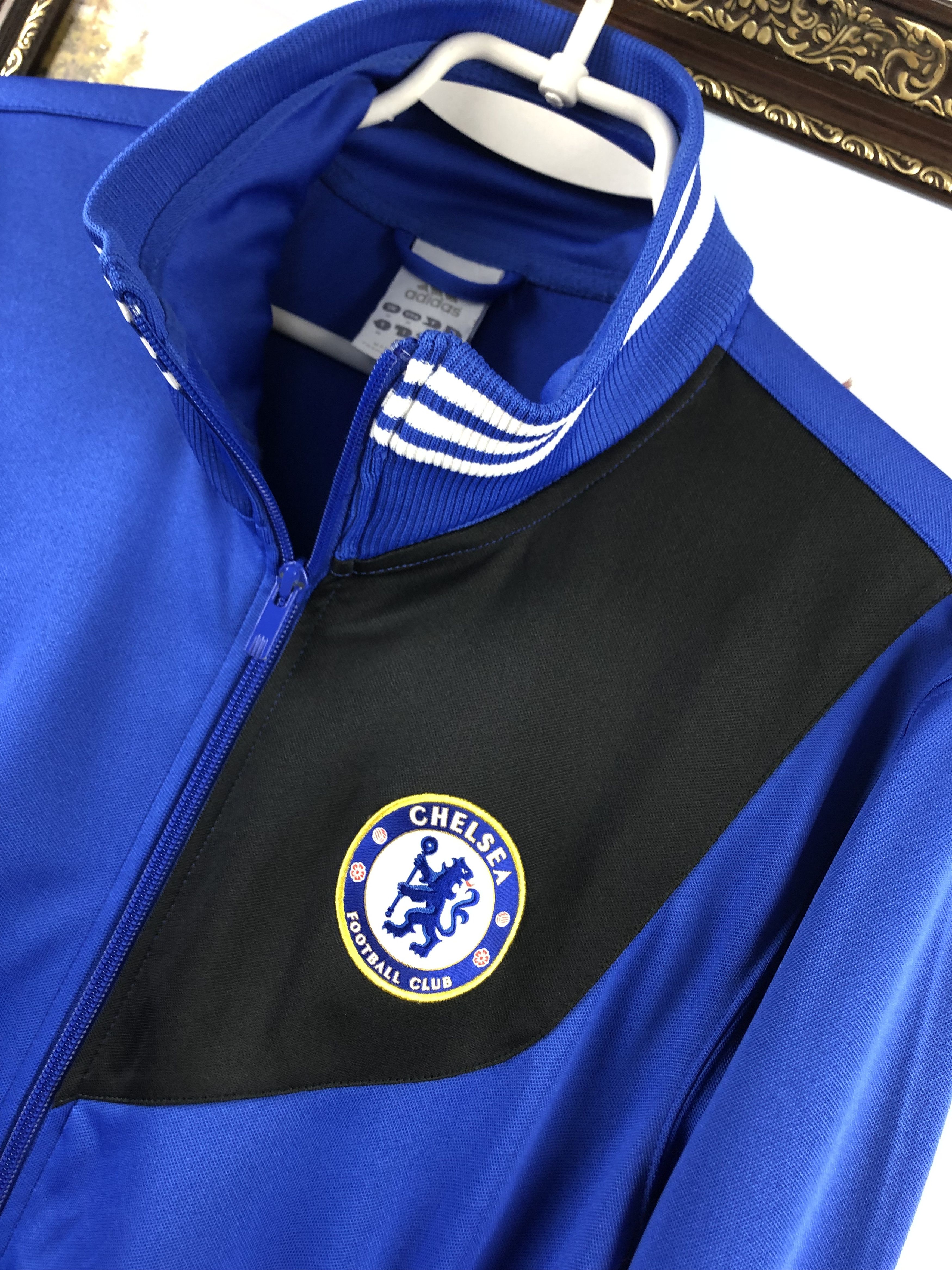 Adidas Vintage Adidas Chelsea Football Jacket Soccer Track Top Zip Size US M / EU 48-50 / 2 - 5 Thumbnail