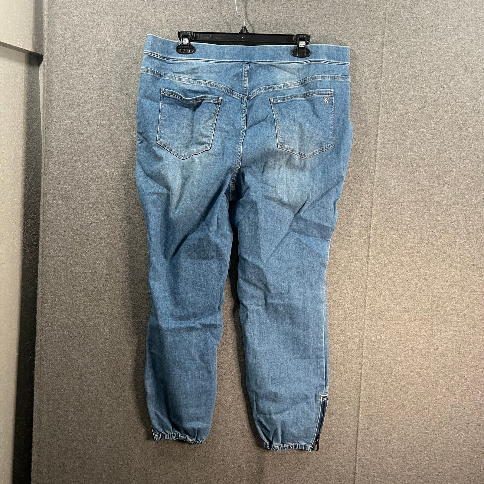 Other Susan Graver Petite Stretch Denim Pull On Jogger Medium Size 40" / US 18 - 2 Thumbnail