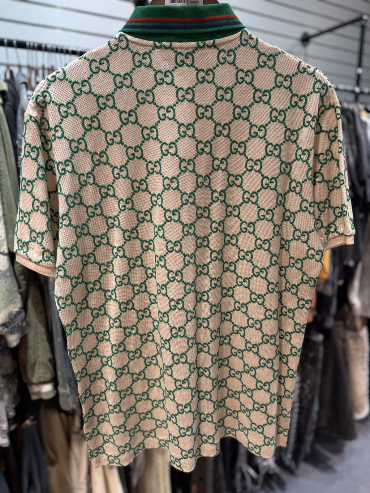 Gucci Gucci Polo T Shirt Green Gucci Logo Size Medium $850 Retail Size US M / EU 48-50 / 2 - 10 Thumbnail