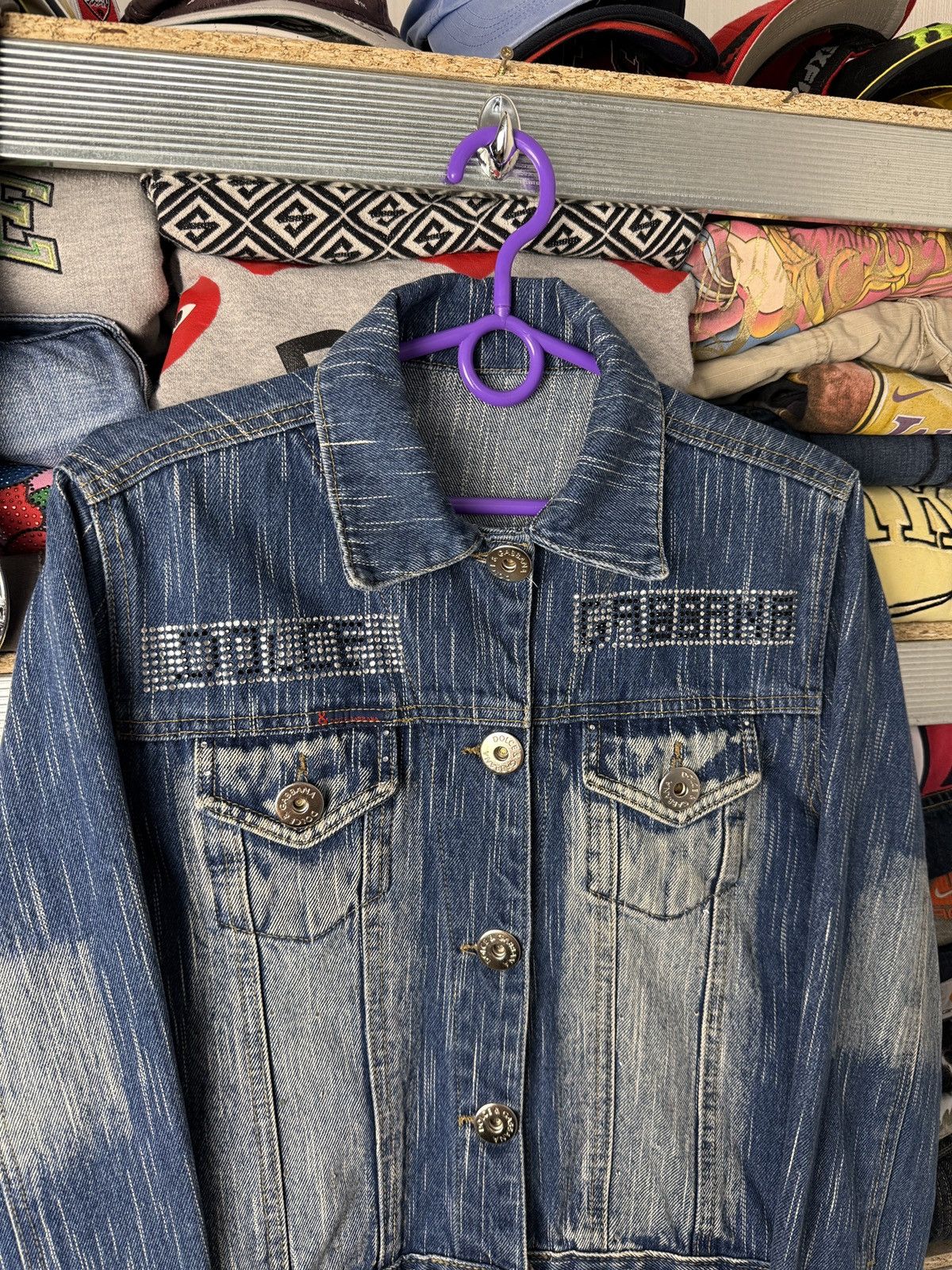 Dolce & Gabbana Dolce & Gabbana Big Logo Denim Y2K Jacket Size S / US 4 / IT 40 - 3 Thumbnail