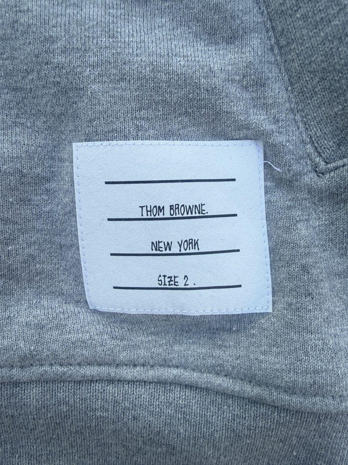 Thom Browne Thom Browne Classic Loopback 4-Bar Zip Hoodie Size US M / EU 48-50 / 2 - 3 Thumbnail