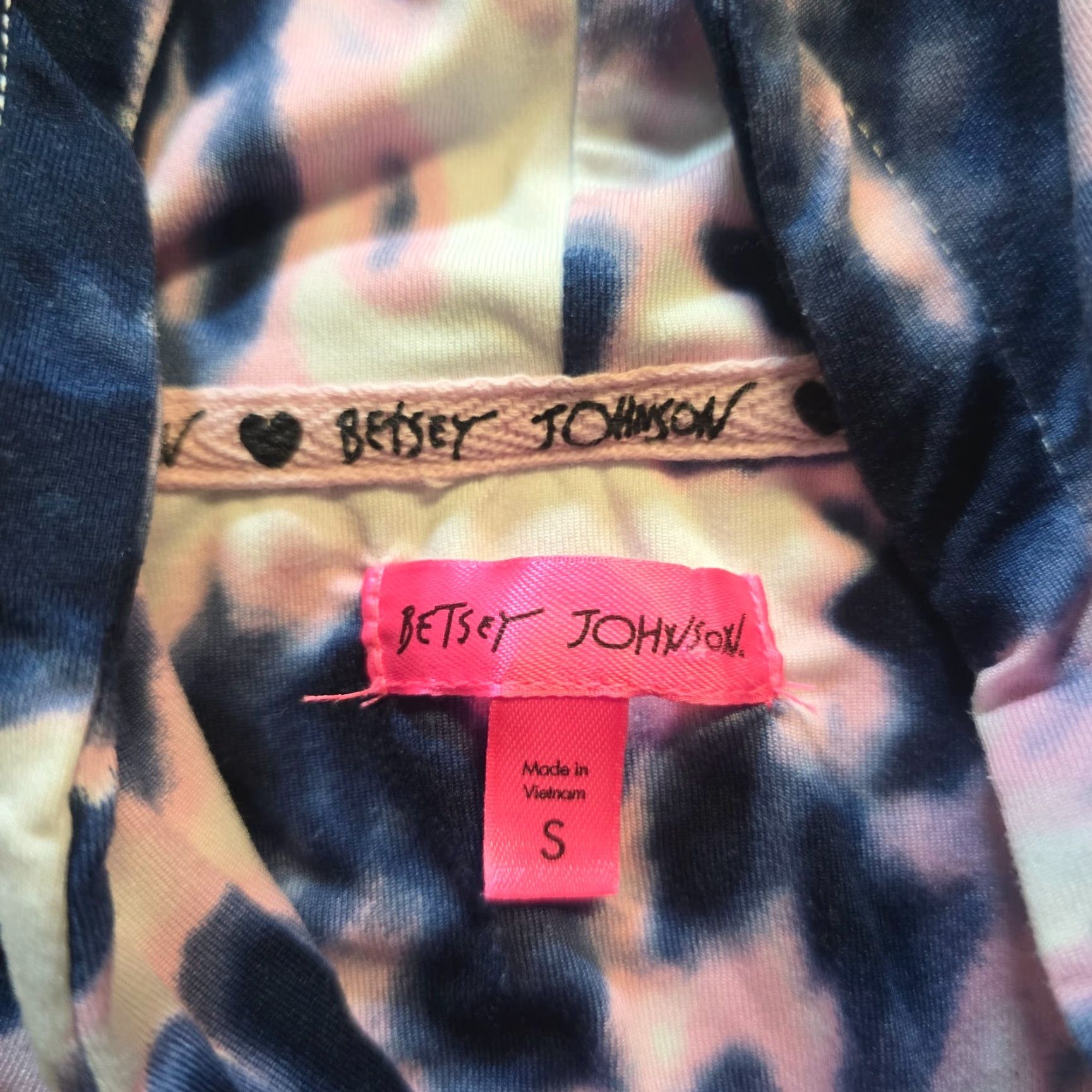 Betsey Johnson Betsey Johnson Dress Hoodie Pockets Tie Dye Blue Womens Size S Beach Casual Dress Short Summer Beach Theme Mens? Size S / US 4 / IT 40 - 4 Thumbnail