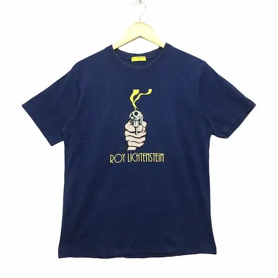 Other Vtg ROY LICHTENSTEIN Smoking Gun Tee shirt Pop Art Shirt Size US M / EU 48-50 / 2 - 1 Thumbnail