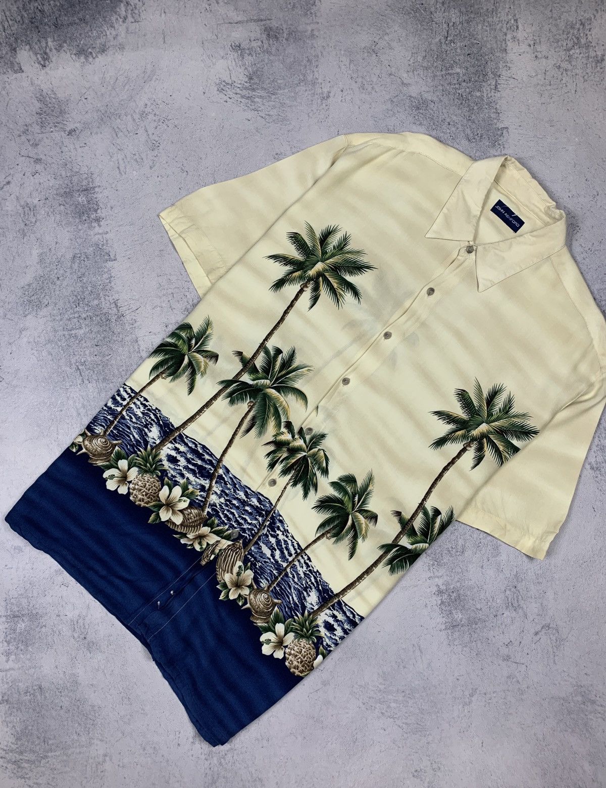 John Ashford Vintage Y2K John Ashford Hawaiian Shirt Crazy Size US L / EU 52-54 / 3 - 1 Thumbnail