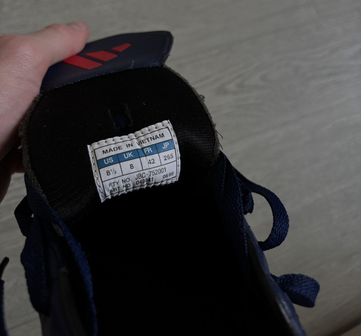 Adidas Vintage Adidas Predator Leather Football Boots Shoes 90s Size US 8.5 / EU 41-42 - 6 Thumbnail