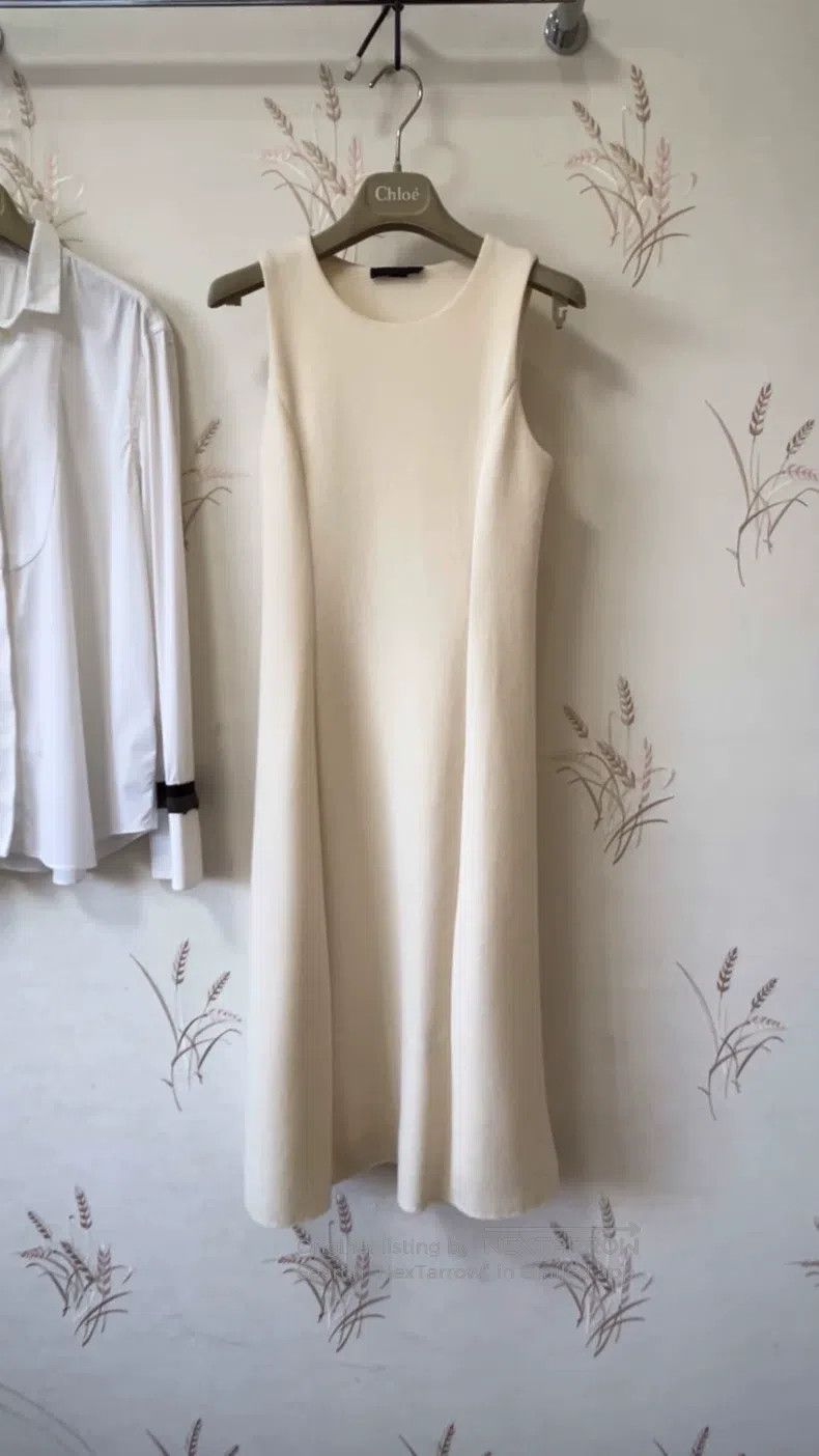The Row The Row New cream wool dress Size XS / US 0-2 / IT 36-38 - 1 Thumbnail