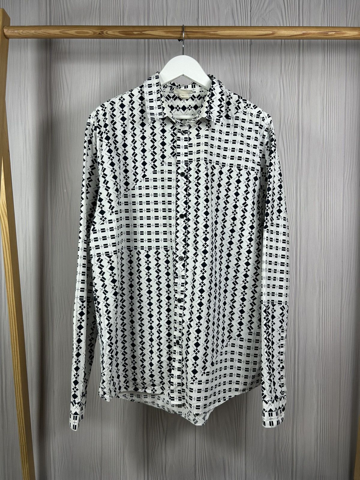 Marni MARNI H&M Art Geometric Designer Shirt Size XL Size US XL / EU 56 / 4 - 1 Thumbnail