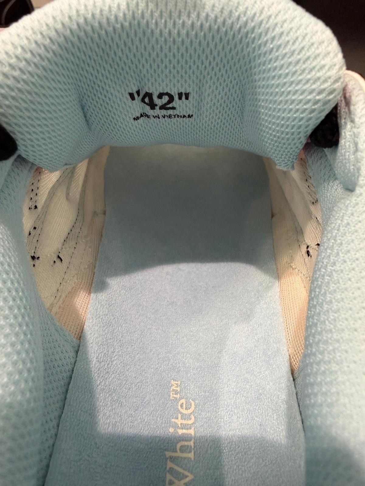 Off-White OFF-WHITE - Be Right Back Mesh Sneakers Powder Blue Cora Size US 9 / EU 42 - 6 Thumbnail