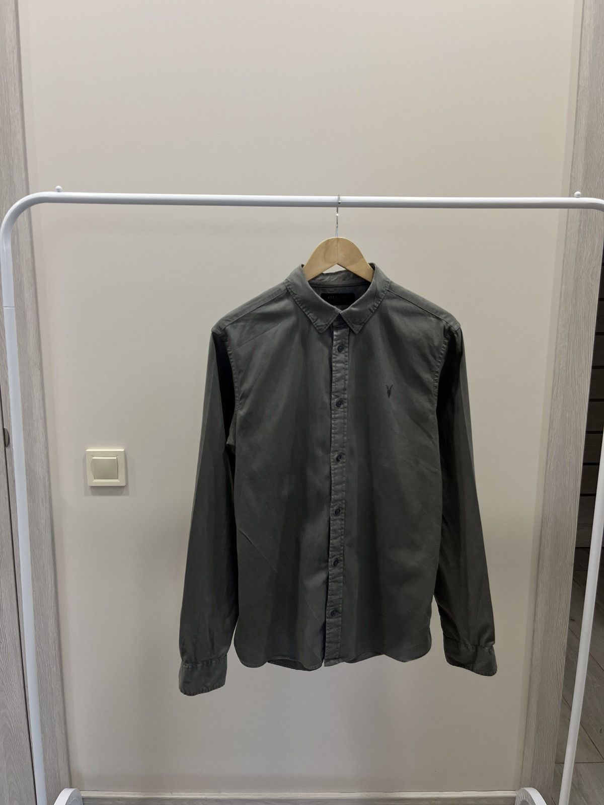 Allsaints Allsaints longsleeve shirt linen S gray Size US S / EU 44-46 / 1 - 1 Thumbnail