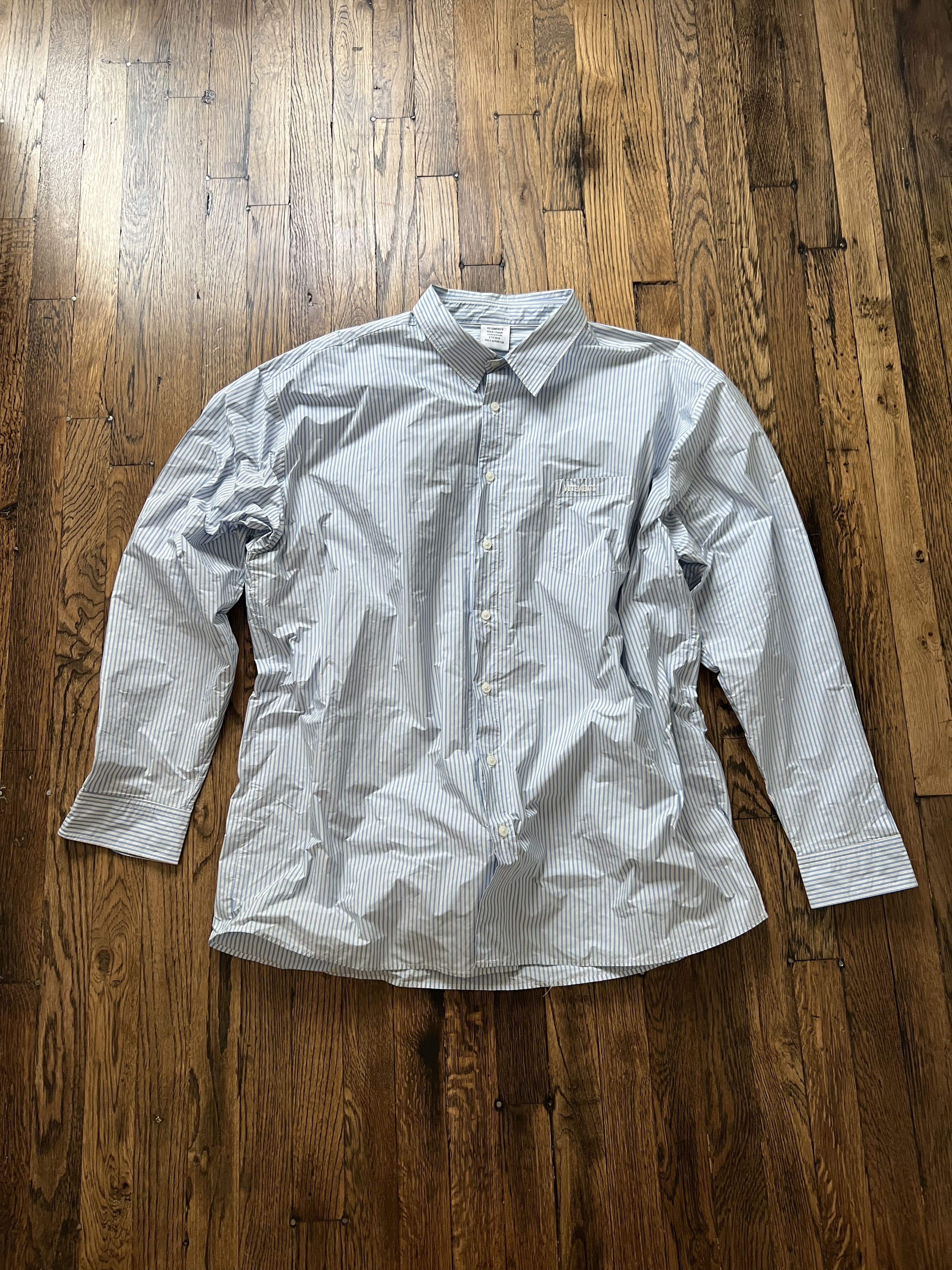 Vetements Vetements Striped Shirt Size US M / EU 48-50 / 2 - 2 Thumbnail