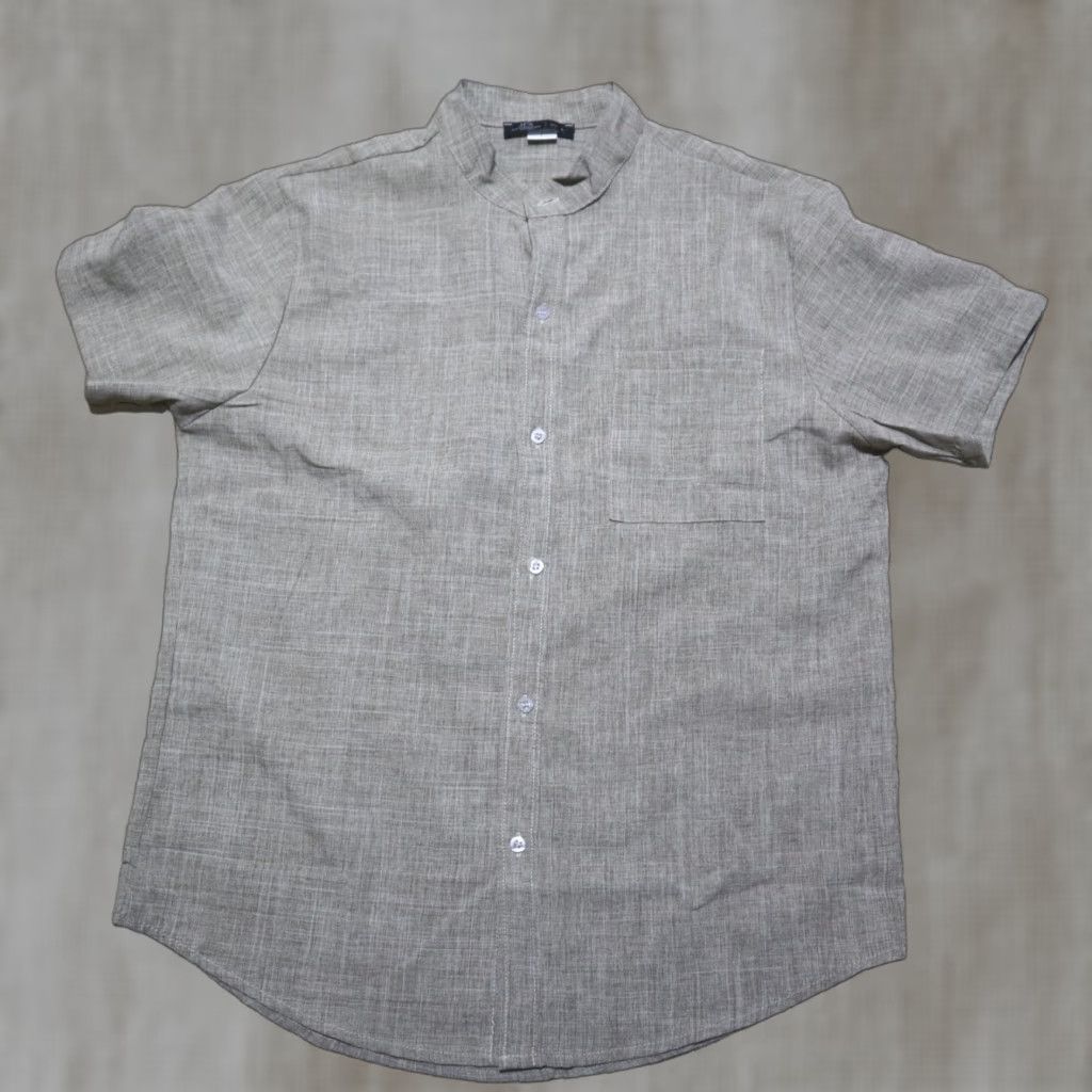Vintage JFN Shirt Adult L Brown Short Sleeve Shirt Mens L Brown Shirt JFN Shirt Dress Shirt Size US L / EU 52-54 / 3 - 1 Thumbnail