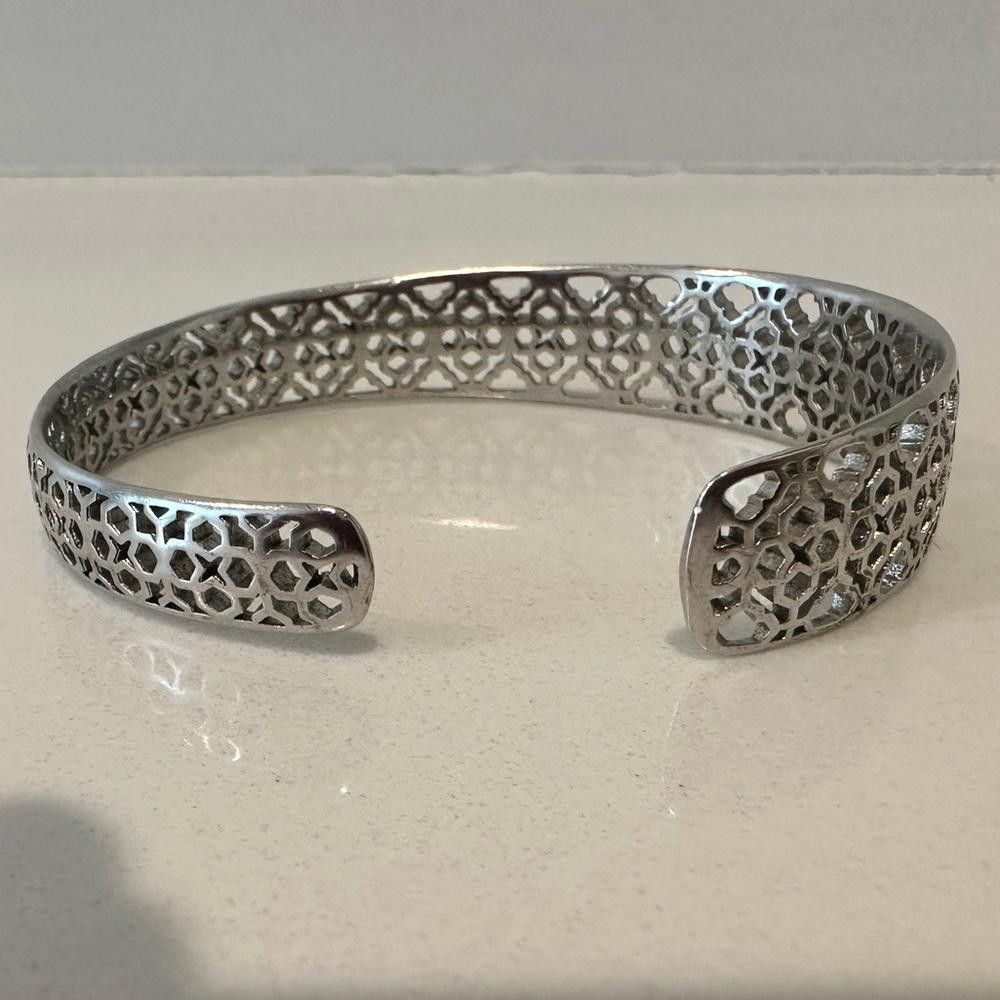 Kendra Scott Kendra Scott Uma Silver Filigree Cuff Bracelet Size ONE SIZE - 5 Thumbnail
