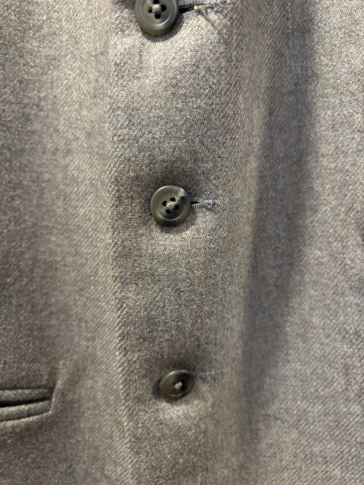Vintage Mens Suit Vest Wool Waistcoat Hand Made In The UK Size 44R - 6 Thumbnail