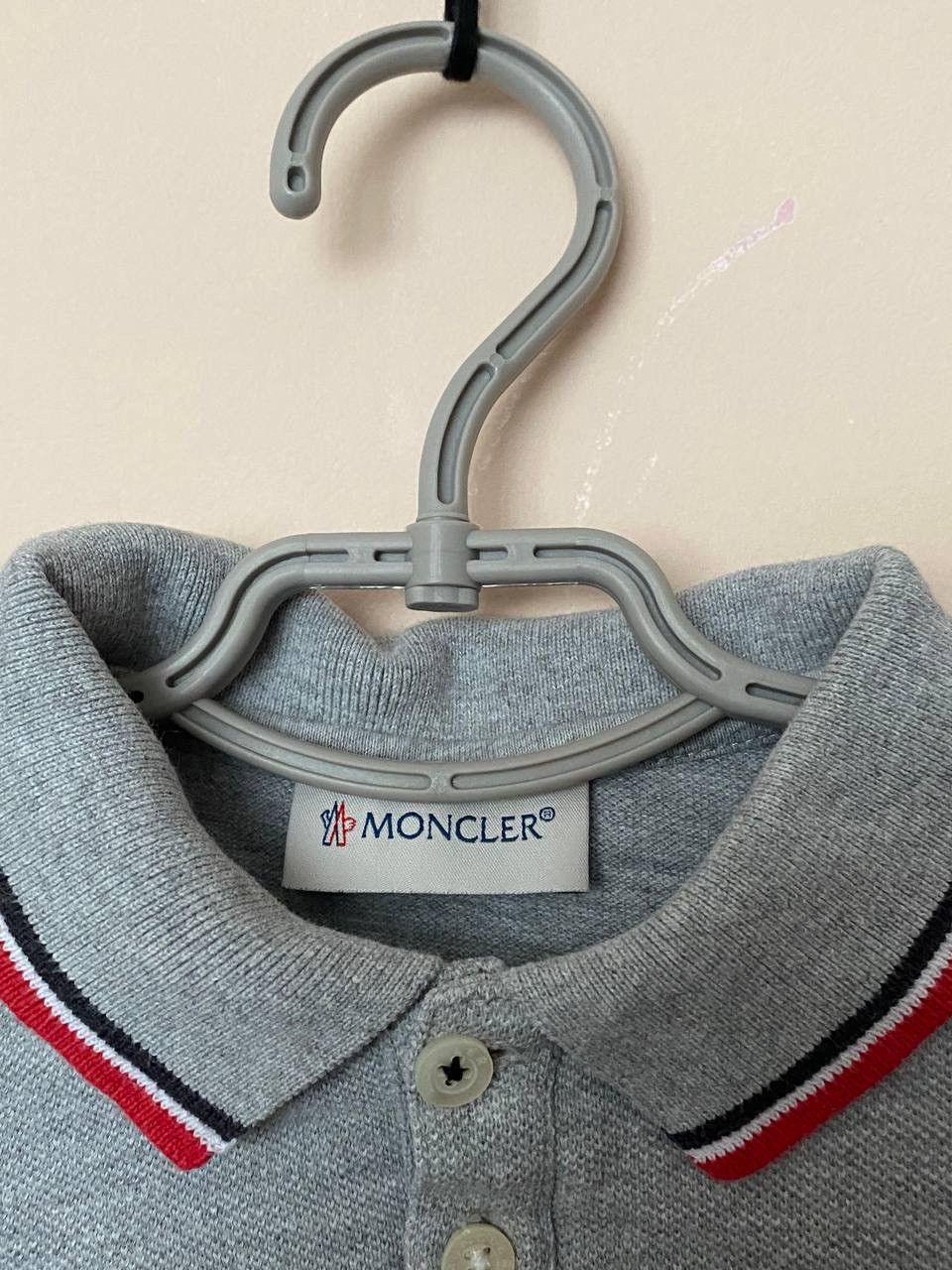 Moncler 📌 Moncler Boys Long Sleeve Polo Shirt In Grey Size XXS Size US XXS / EU 40 - 5 Thumbnail