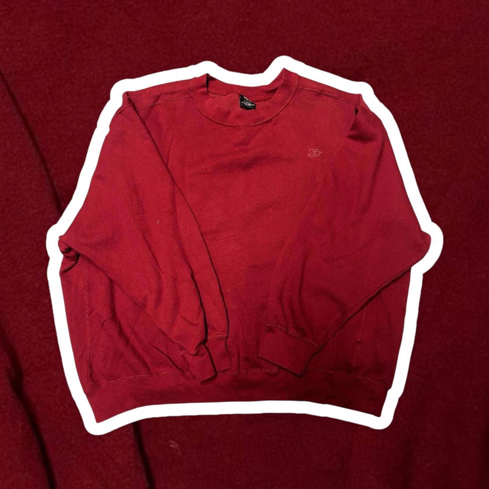 Starter Starter Red Sweatshirt Size US XL / EU 56 / 4 - 1 Thumbnail