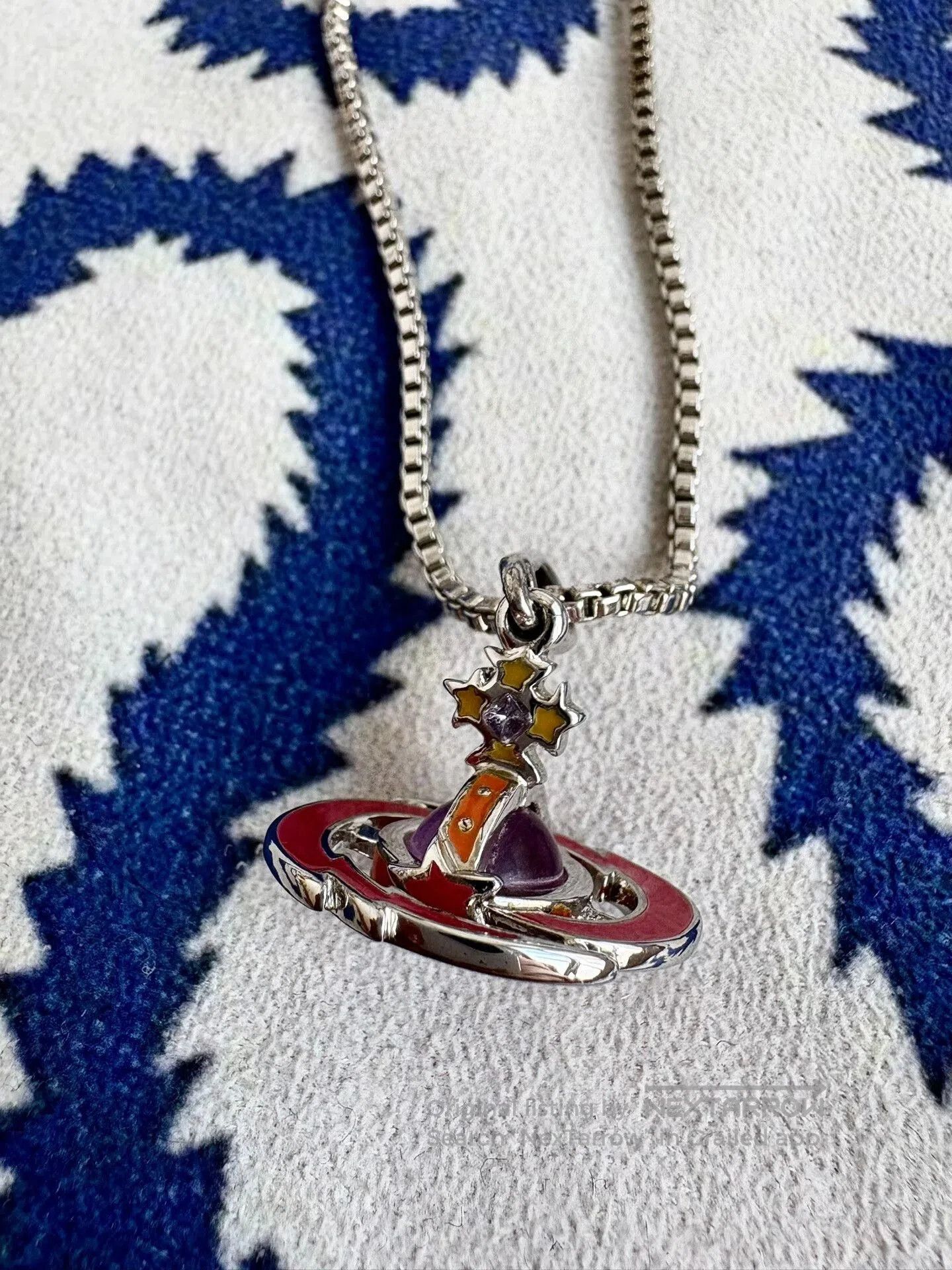 Vivienne Westwood Vivienne Westwood Purple Orb Necklace. Size ONE SIZE - 2 Thumbnail