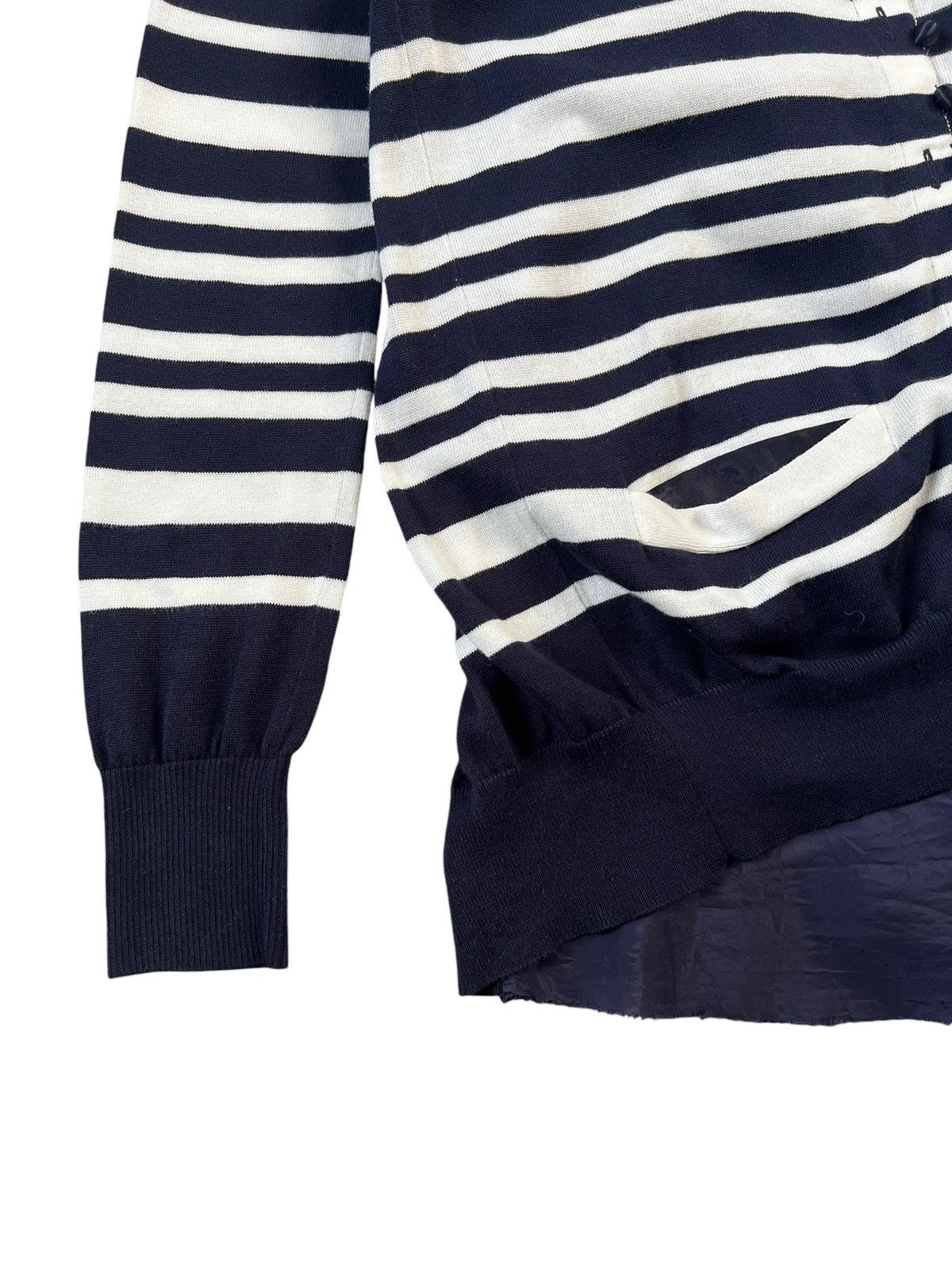 Sacai Sacai Luck Hybrid Reconstructed Cardigan Size XS / US 0-2 / IT 36-38 - 4 Thumbnail