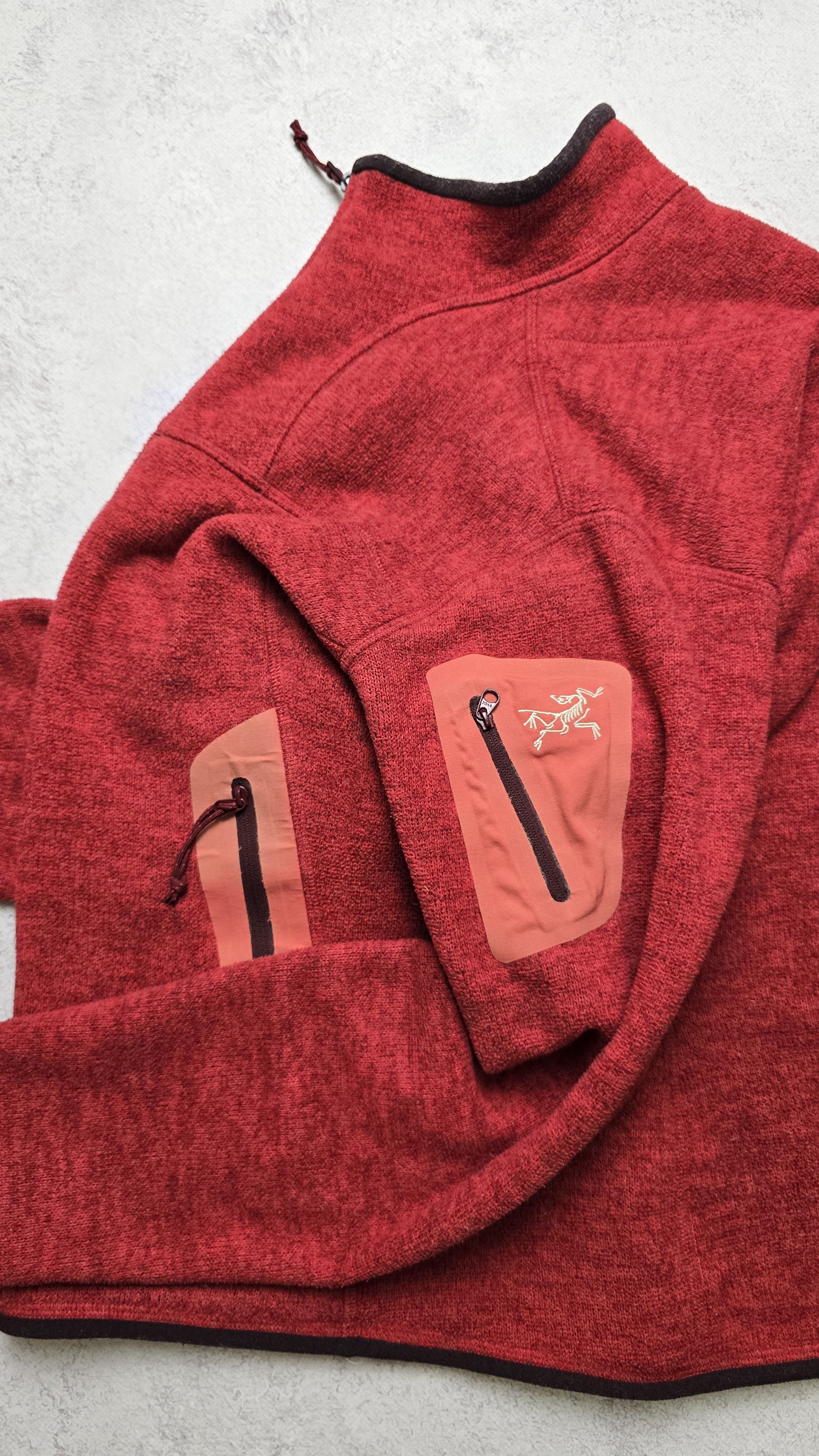 Arc'teryx Arc'teryx Covert Full Zip Knit Fleece Red Jacket Size M / US 6-8 / IT 42-44 - 6 Thumbnail