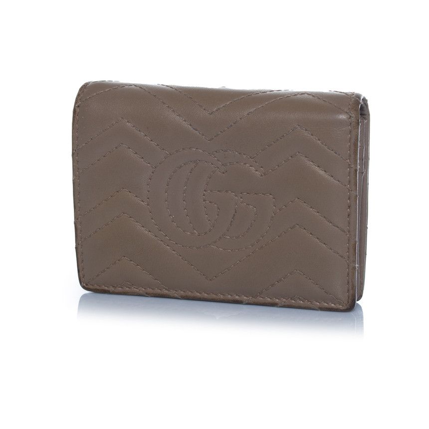 Gucci Gucci, GG marmont wallet in liver color Size ONE SIZE - 2 Thumbnail