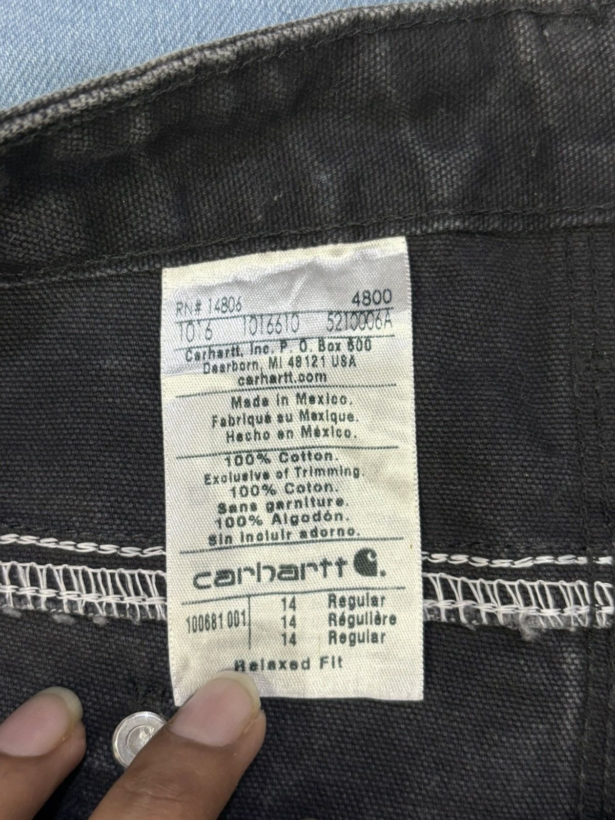 Carhartt Carhartt double knee denim Size 37" - 7 Thumbnail