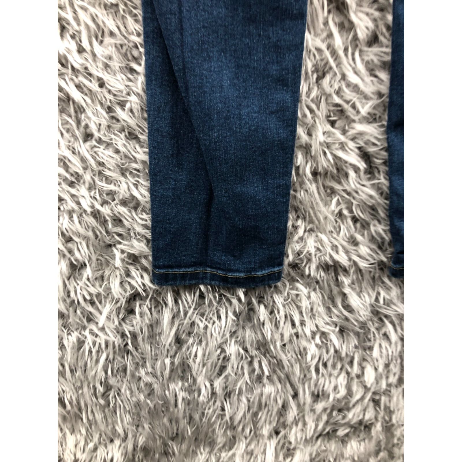 Vintage Universal Thread Curvy Skinny Jeans Womens Size 4 Mid Rise Dark Wash Blue Denim Size 27" / US 4 / IT 40 - 7 Thumbnail