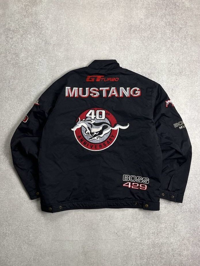Vintage Nascar Mustang Ford Racing Jacket XL