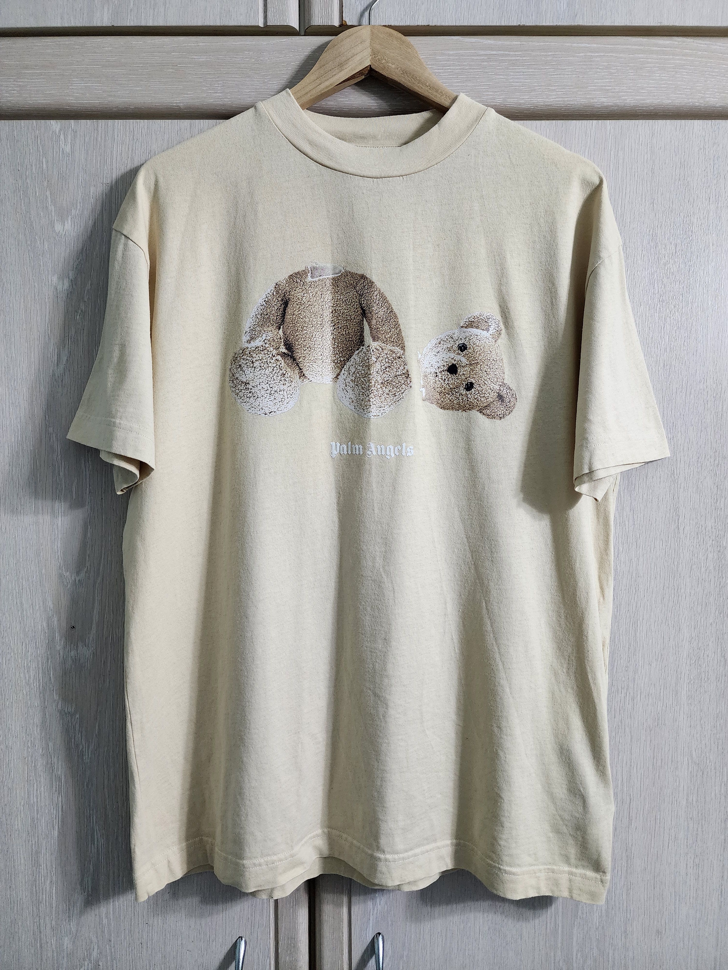 Palm Angels PA Bear Classic Logo T-Shirt Size US L / EU 52-54 / 3 - 1 Thumbnail