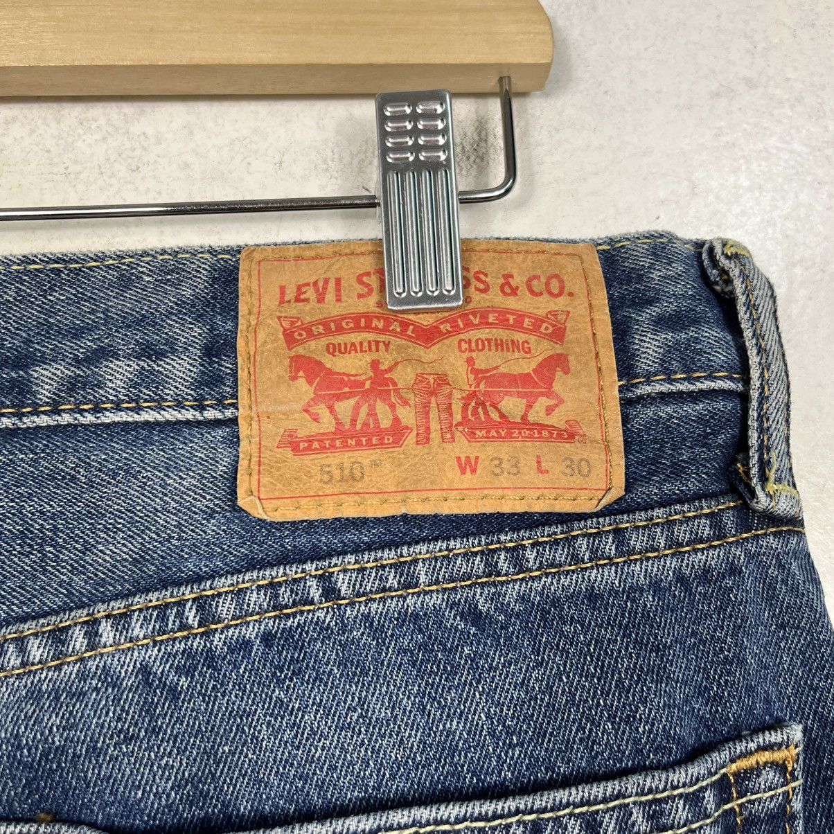 Levi's Vintage Levis 510 Custom Art distressed Denim Jeans Size US 34 / EU 50 - 17 Thumbnail
