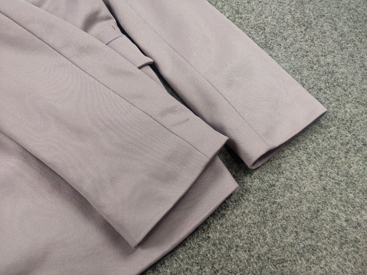 Adidas Danielle Cathari lavender asymmetric Blazer jacket