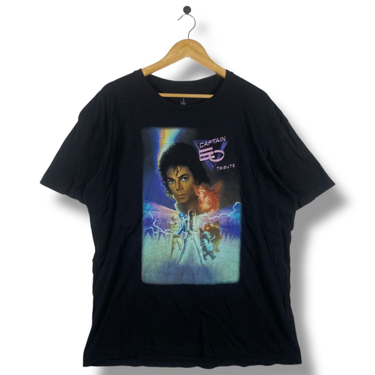 Disney Disney Short Film CAPTAIN EO Michael Jackson Tee Shirt Size US XL / EU 56 / 4 - 1 Thumbnail