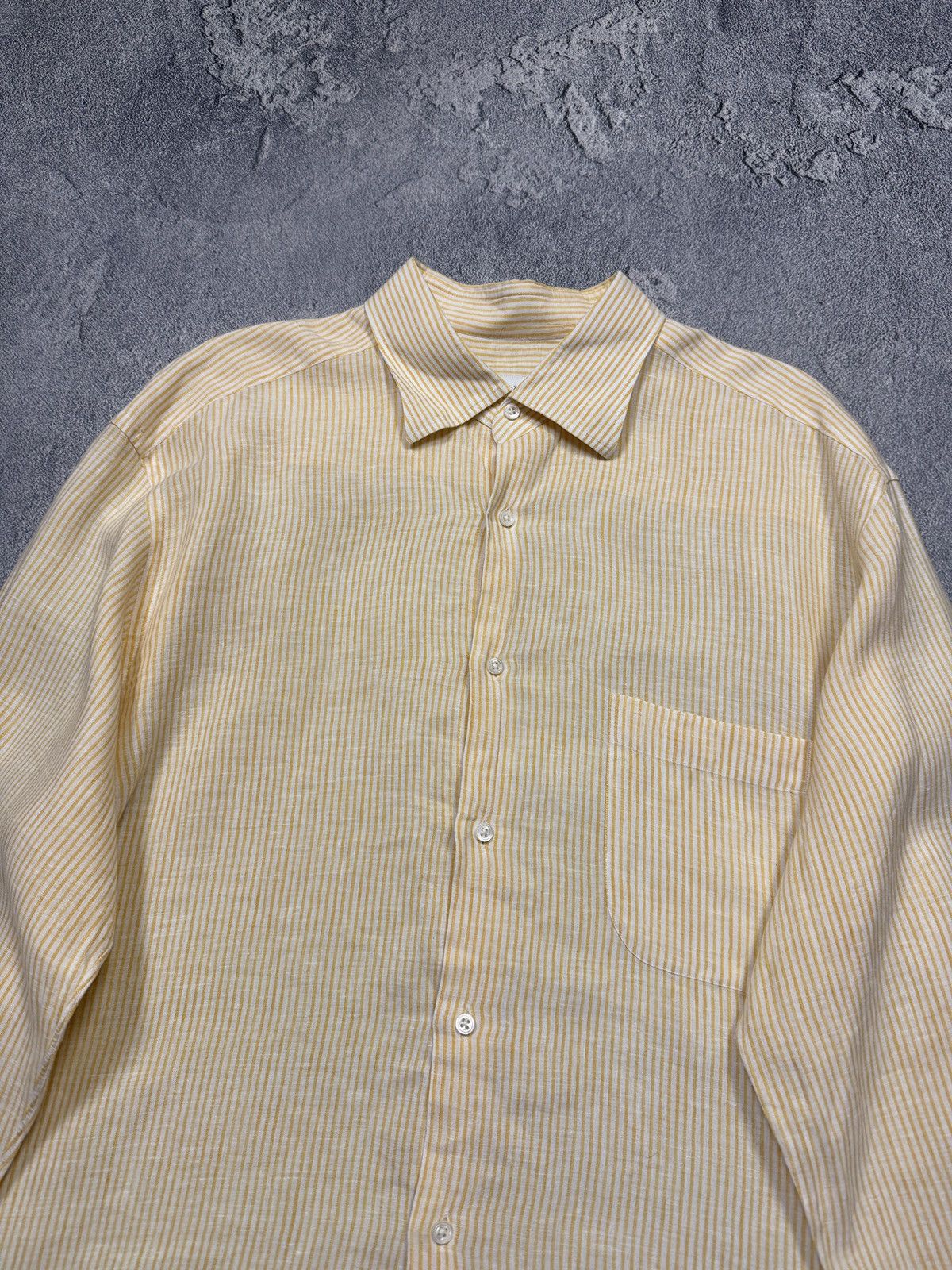 Ermenegildo Zegna Ermenegildo Zegna Linen Shirt 00s Size US XL / EU 56 / 4 - 3 Thumbnail