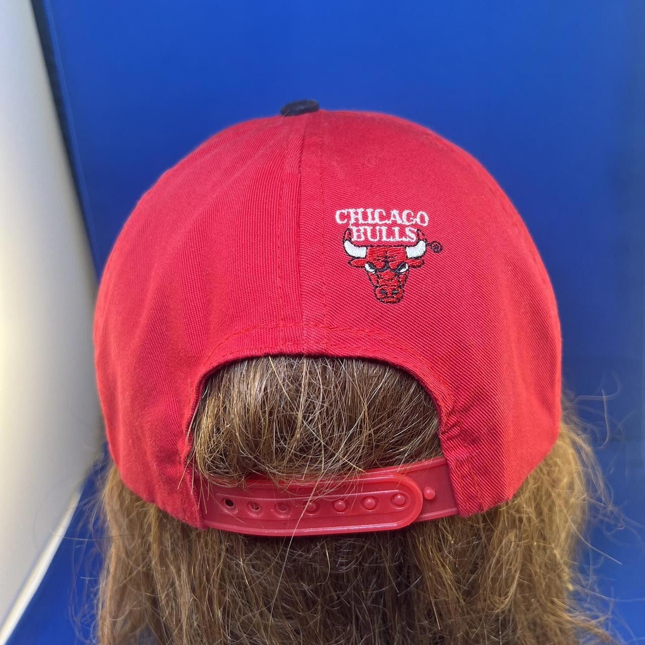 NBA Vintage Chicago Bulls Snapback Cap - Red & Black Size ONE SIZE - 5 Thumbnail