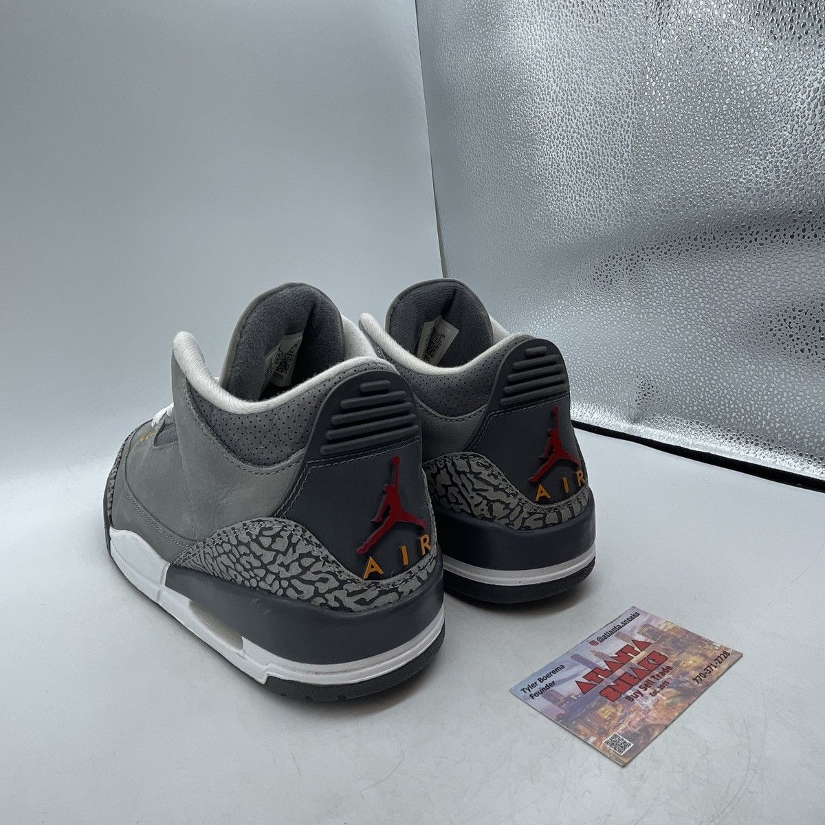 Jordan Brand Air Jordan 3 cool grey Size US 10 / EU 43 - 4 Thumbnail
