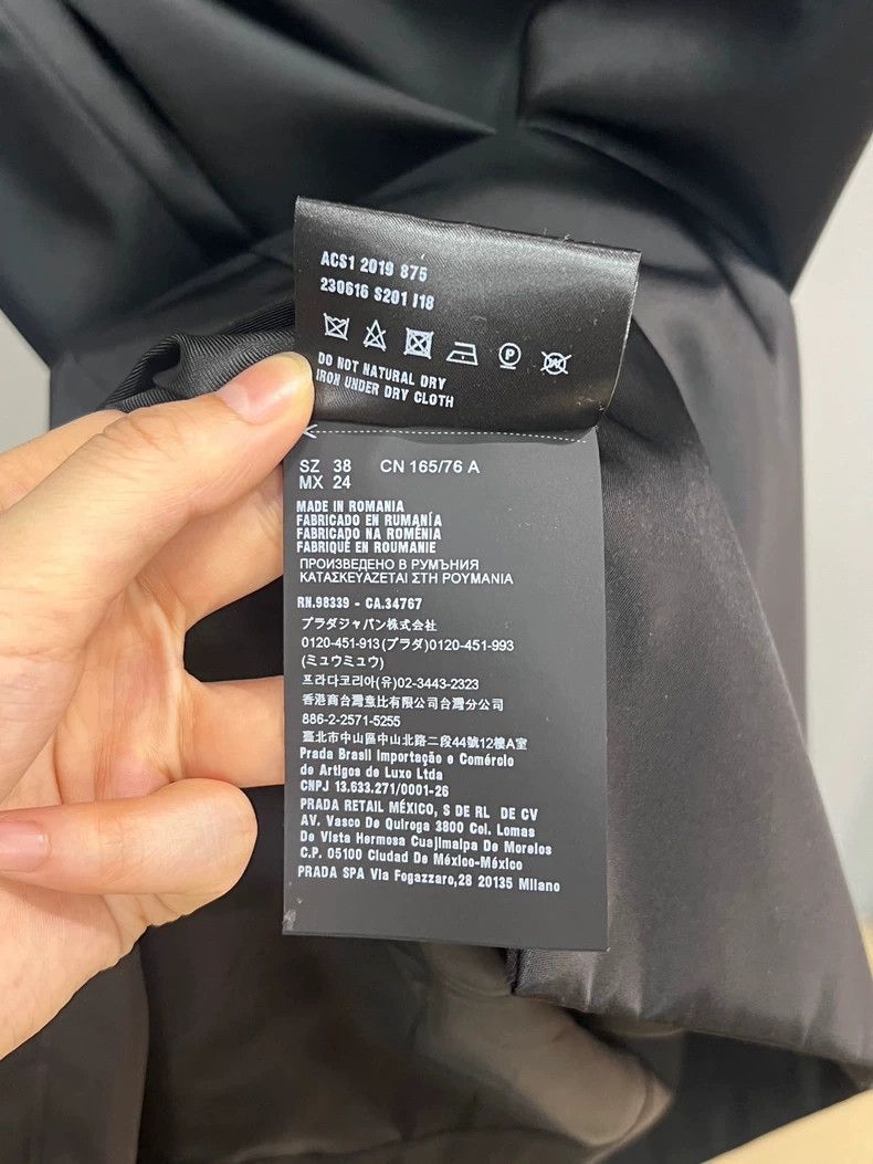 Prada Prada Black Nylon Vest Dress-2506 Size S / US 4 / IT 40 - 6 Thumbnail
