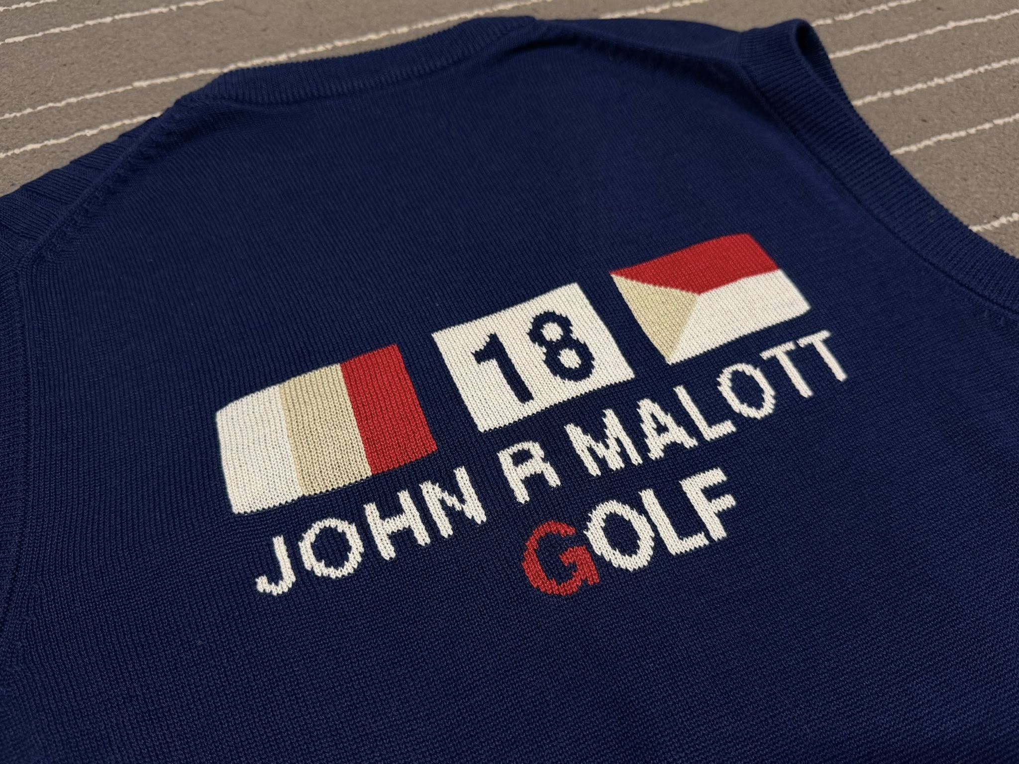 Japanese Brand vintage JOHN R MALOTT GOLF vest M 4130 Size 38R - 7 Thumbnail