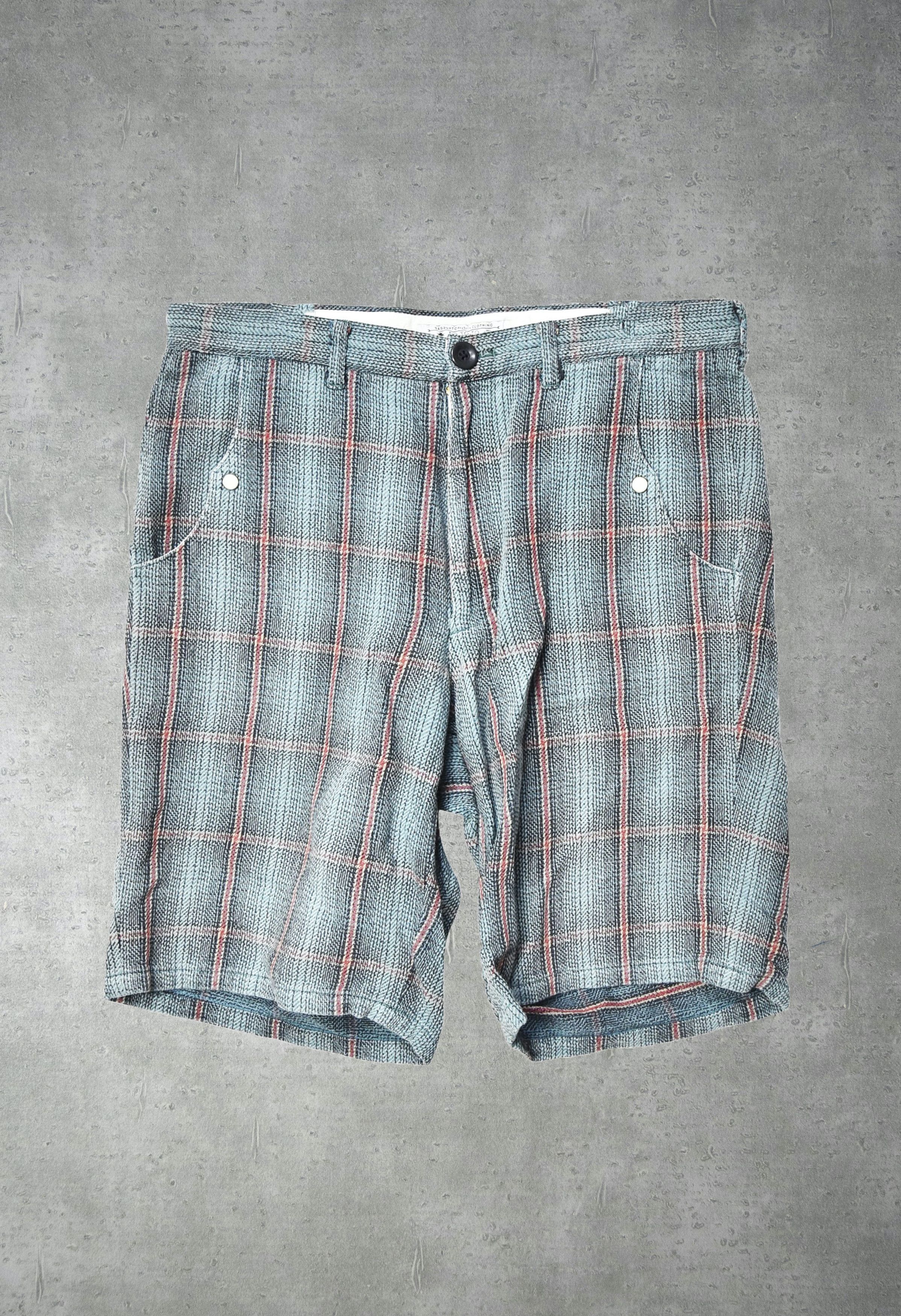 Sasquatchfabrix sasquatchfabrix checker shorts 23860 - 0520 50 Size US 32 / EU 48 - 1 Thumbnail