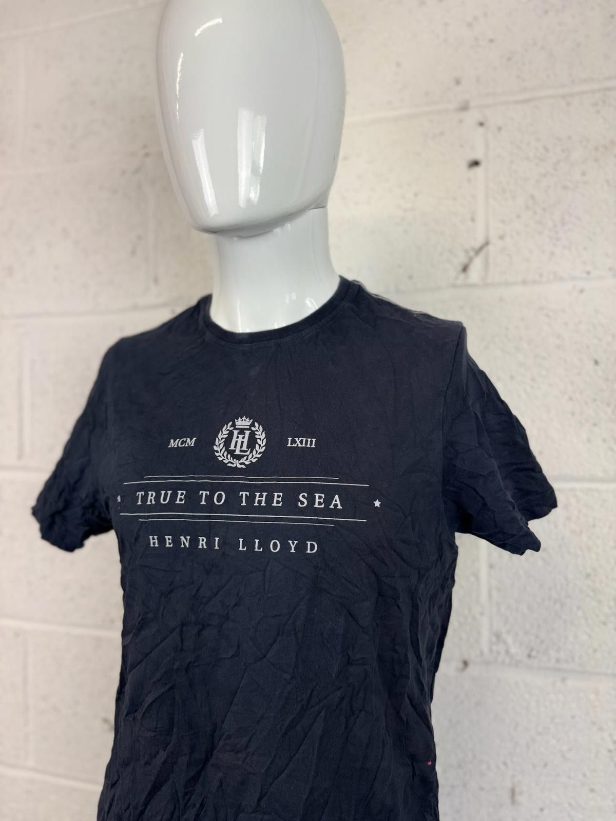 Henri Lloyd Henri Lloyd Men's Navy Blue Graphic T-Shirt Size M Size US M / EU 48-50 / 2 - 3 Thumbnail