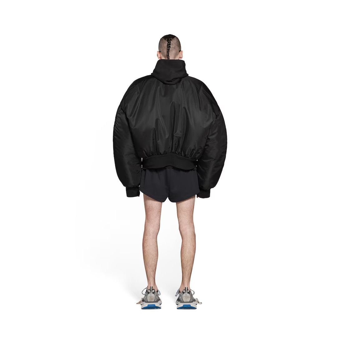 Balenciaga o1in1g0225 Bomber Jacket in Black Size US S / EU 44-46 / 1 - 5 Thumbnail