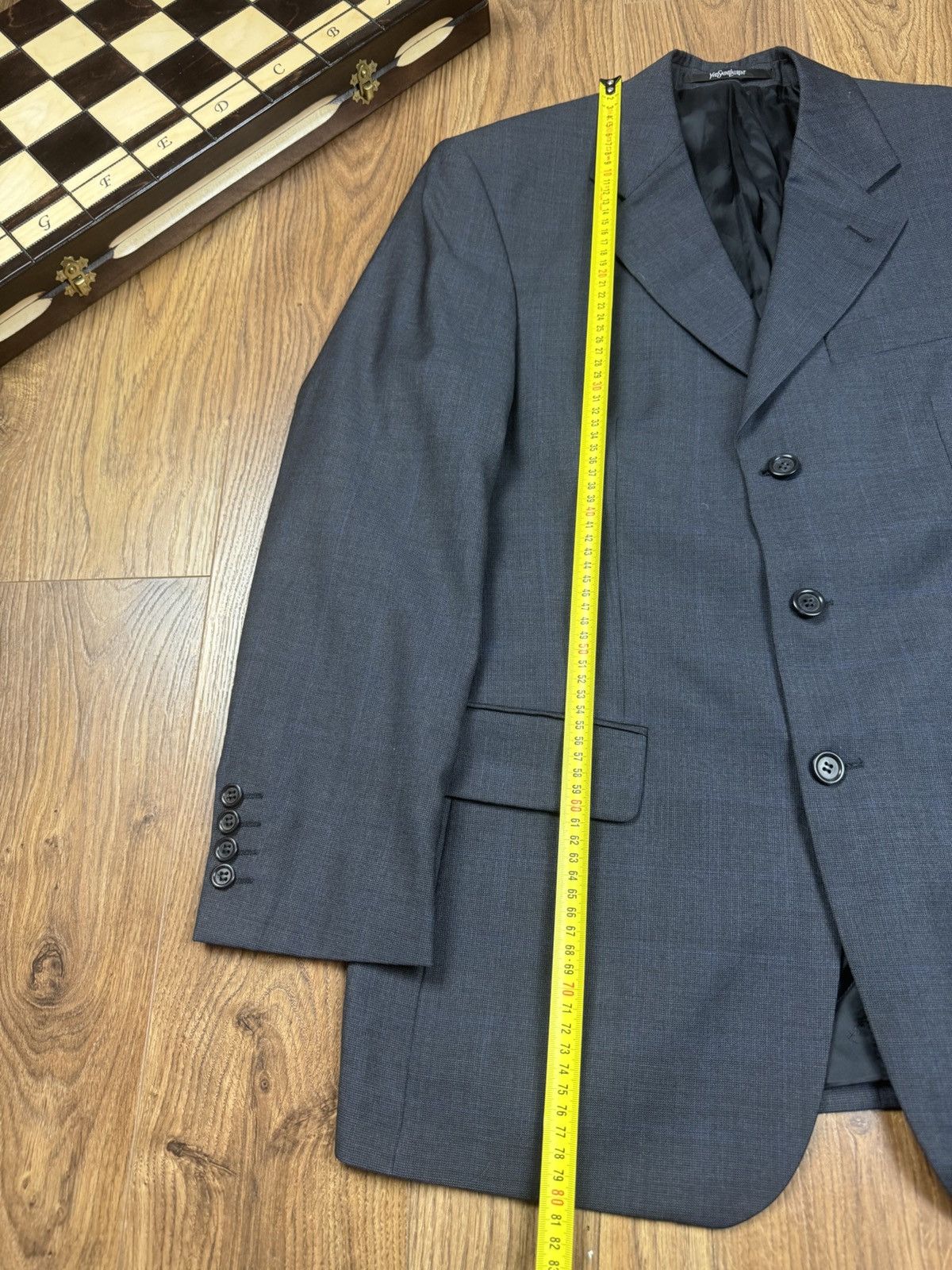 Yves Saint Laurent Vintage wool blazer Yves Saint Laurent original luxury item Size 48R - 6 Thumbnail
