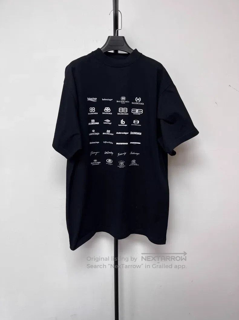 Balenciaga Balenciaga Letter logo print loose short sleeve Size US S / EU 44-46 / 1 - 1 Thumbnail