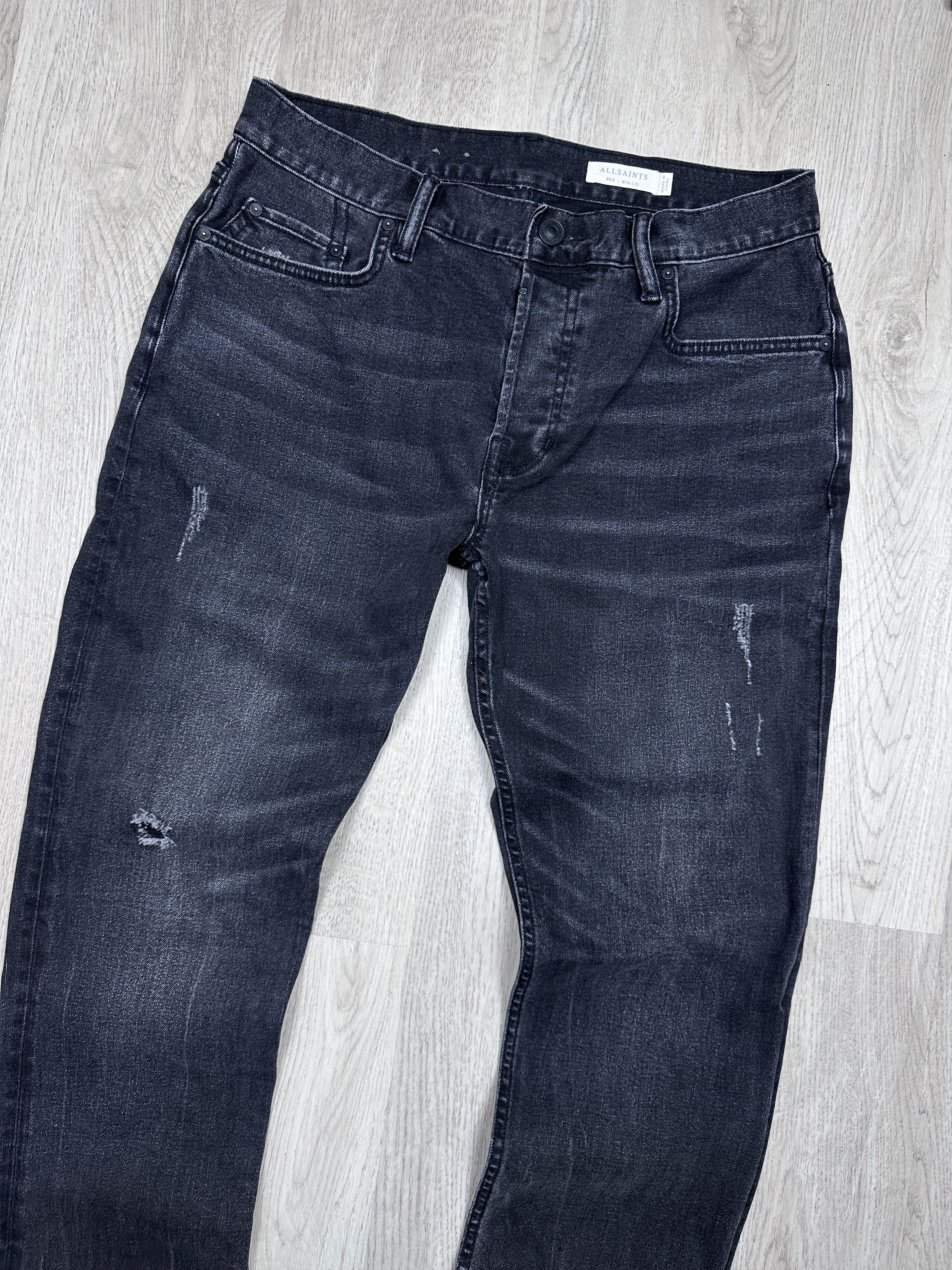 Allsaints Allsaints Rex Mens Denim Pants Jeans Size US 30 / EU 46 - 2 Thumbnail