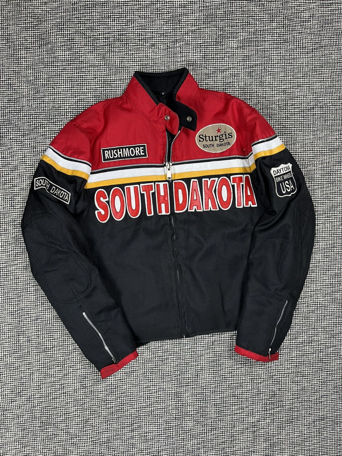 Vintage Vintage South Dakota racing moto jacket Daytona 2000s Size US S / EU 44-46 / 1 - 1 Thumbnail