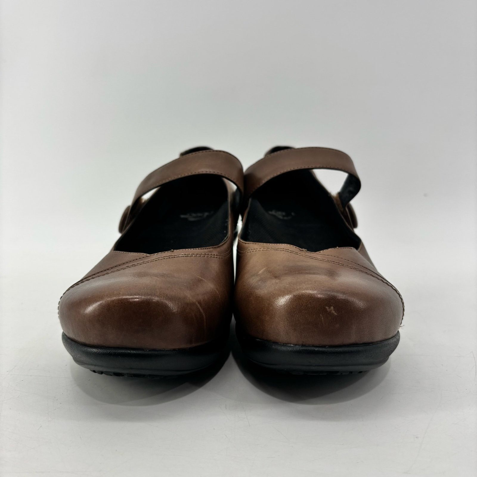 Other Abeo Womens Size 9 Cate Mary Jane Brown Leather Comfort Size US 9 / IT 39 - 13 Thumbnail