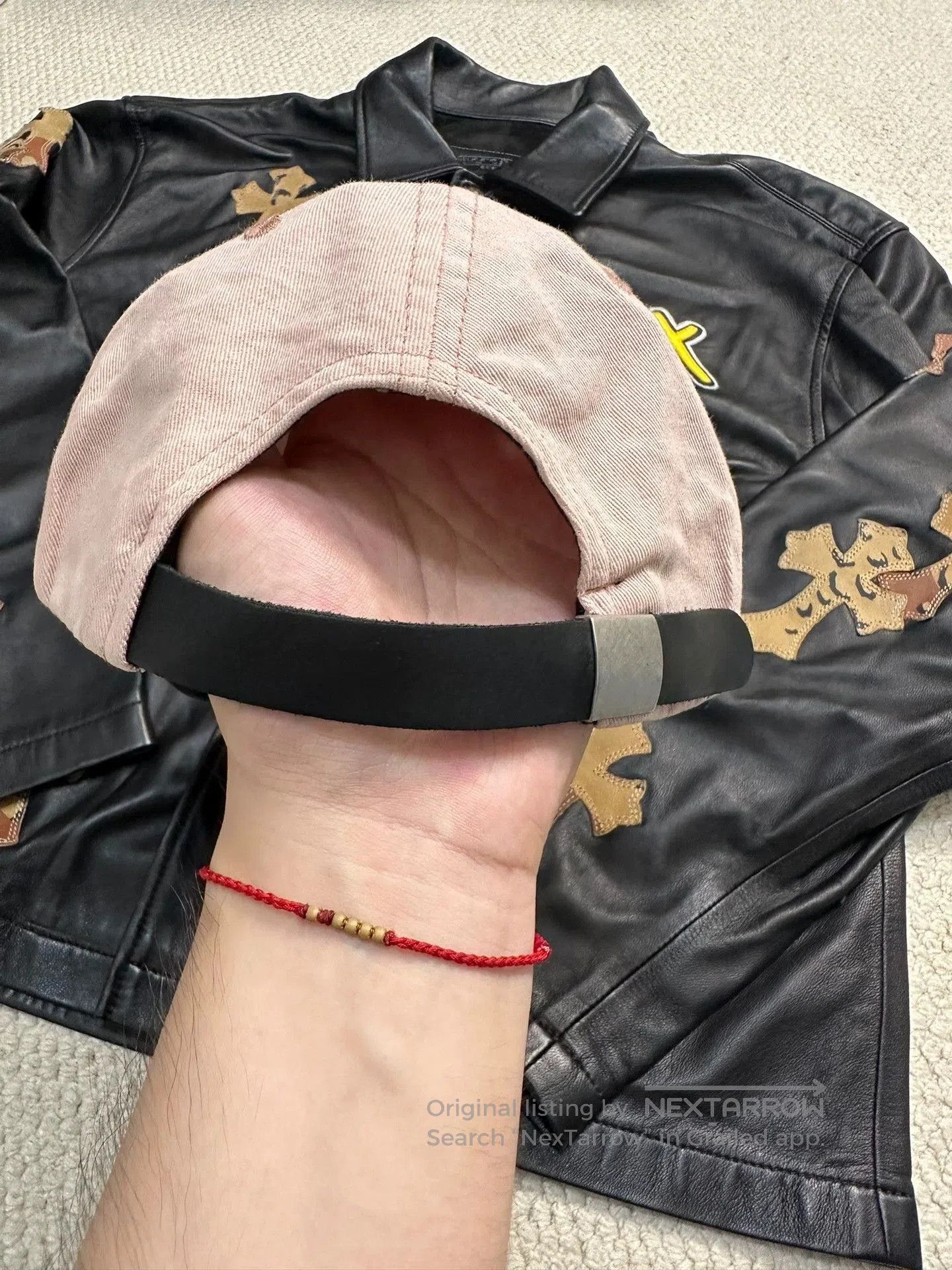 Enfants Riches Deprimes Enfants Riches Deprimes Pink Embroidered Baseball Cap. Size ONE SIZE - 2 Thumbnail