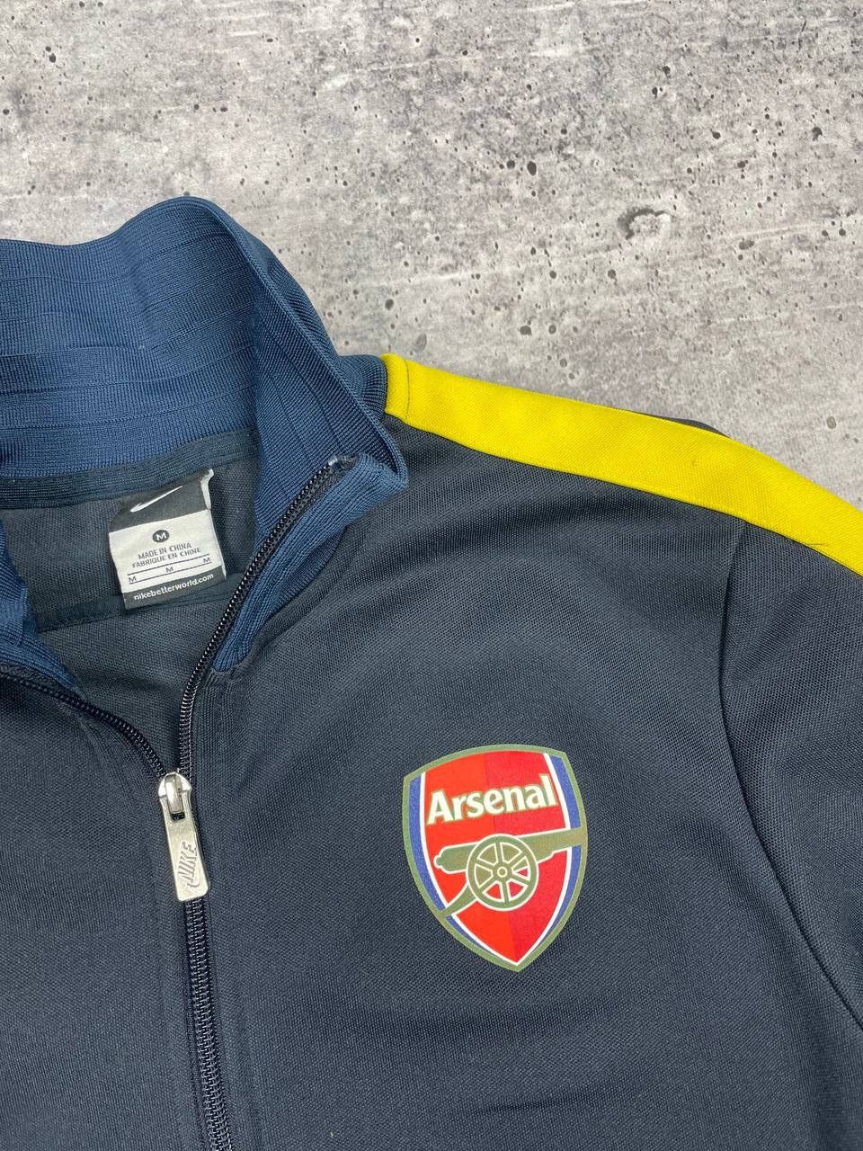 Nike × Vintage Vintage Nike Y2K Style Football Arsenal Big Logo Zip Olympic Size US M / EU 48-50 / 2 - 11 Thumbnail