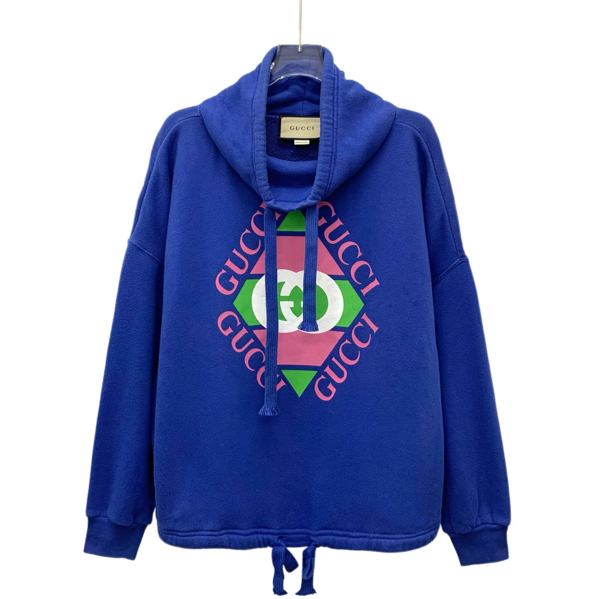 Gucci Gucci Logo Print Cotton Hoodie XXS Size US XXS / EU 40 - 1 Thumbnail