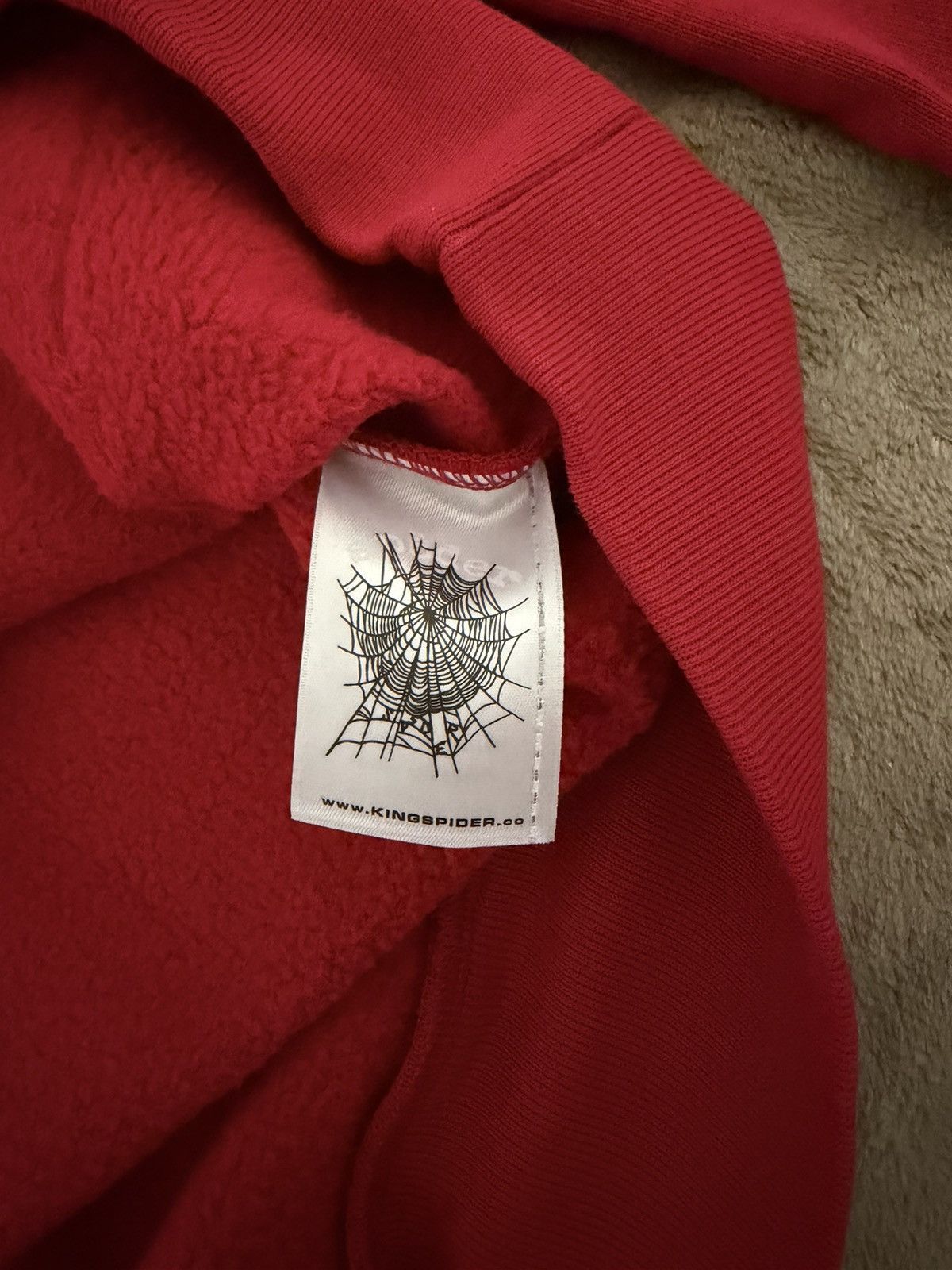 Sp5der SP5DER RED OG WEB V2 HOODIE Size US L / EU 52-54 / 3 - 7 Thumbnail