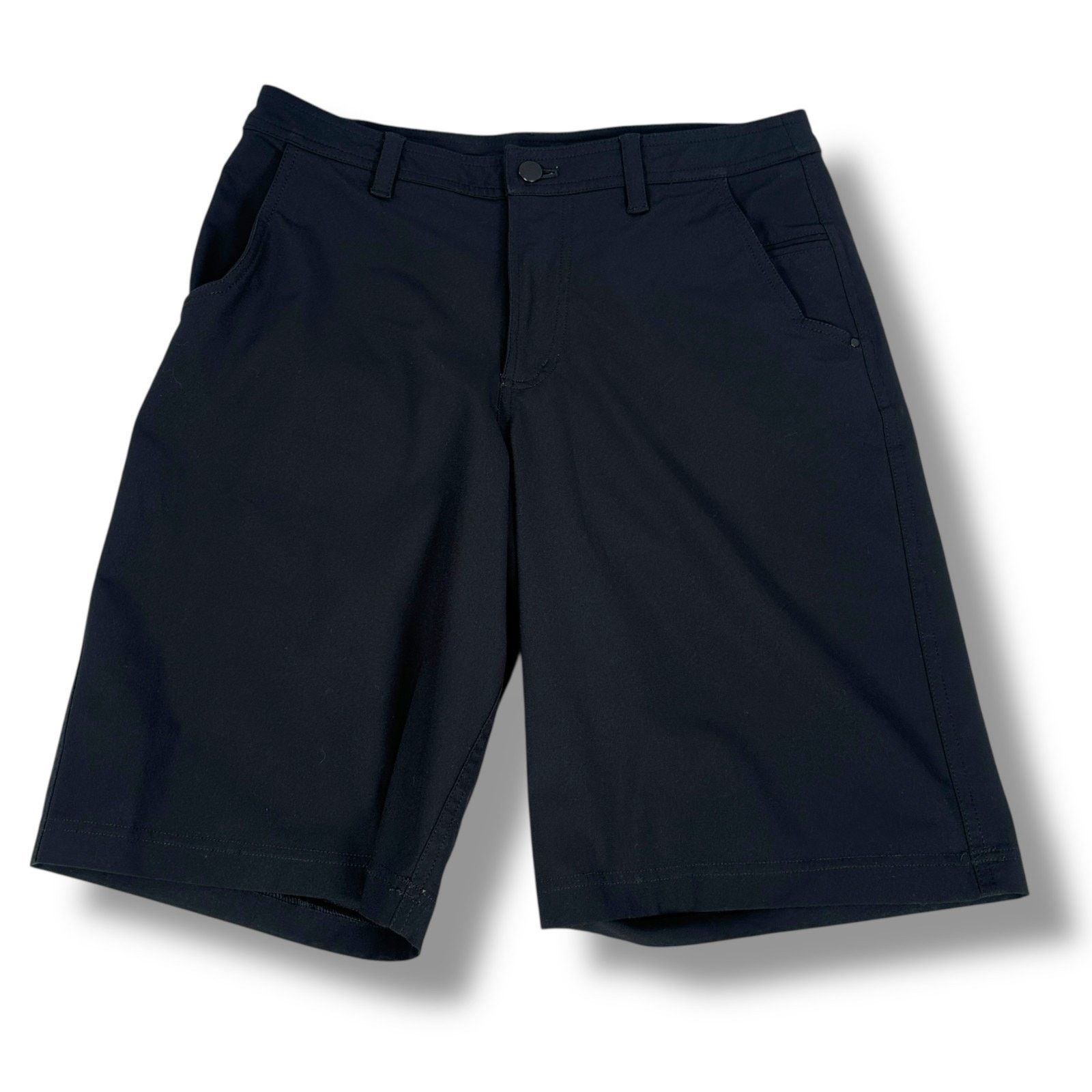 Lululemon Lululemon ABC Shorts Men’s 32 Black Pockets Flat Front 10.5 Size US 32 / EU 48 - 1 Thumbnail