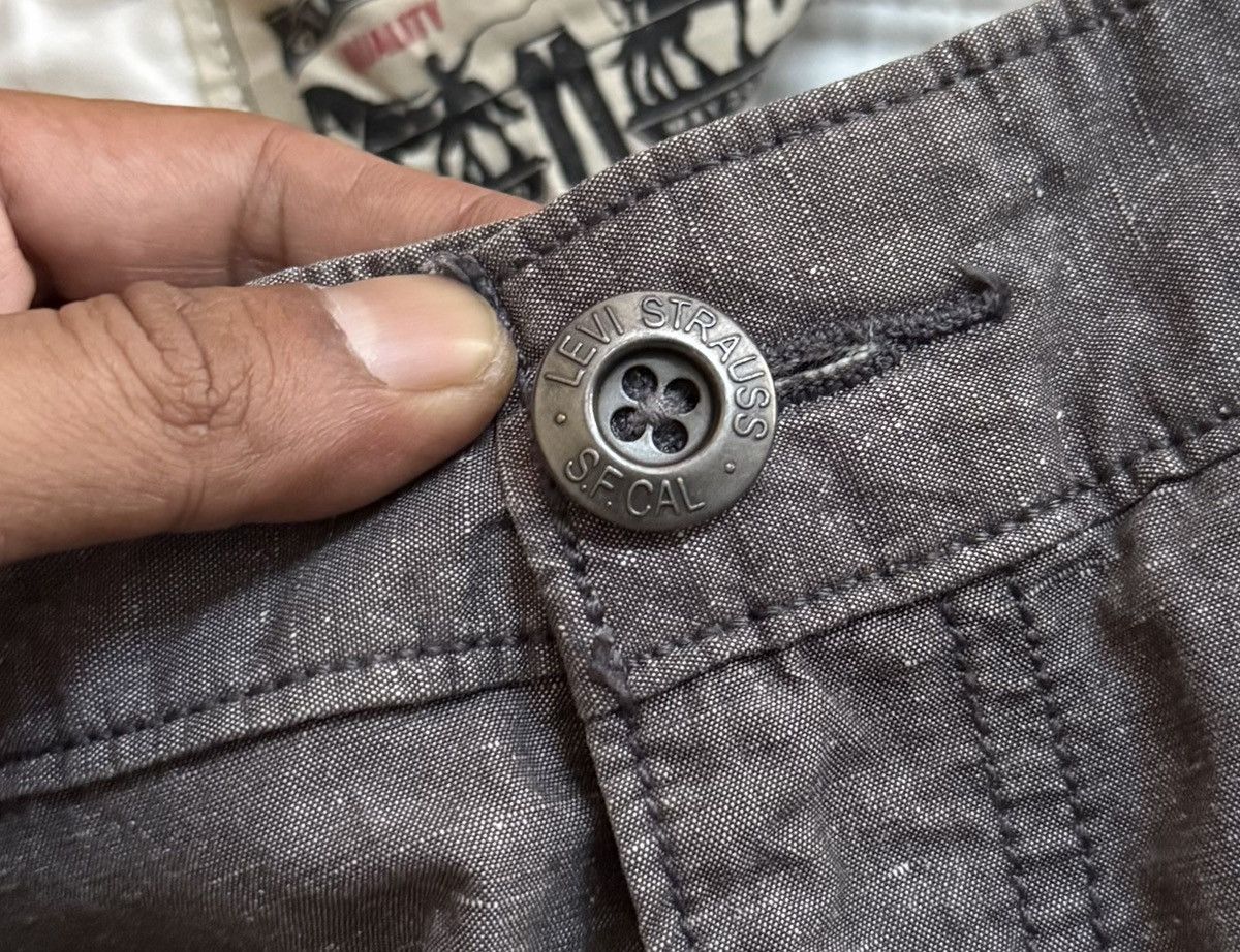 Levi's Levi's Cargo Pants Shorts Grey Size US 33 - 11 Thumbnail